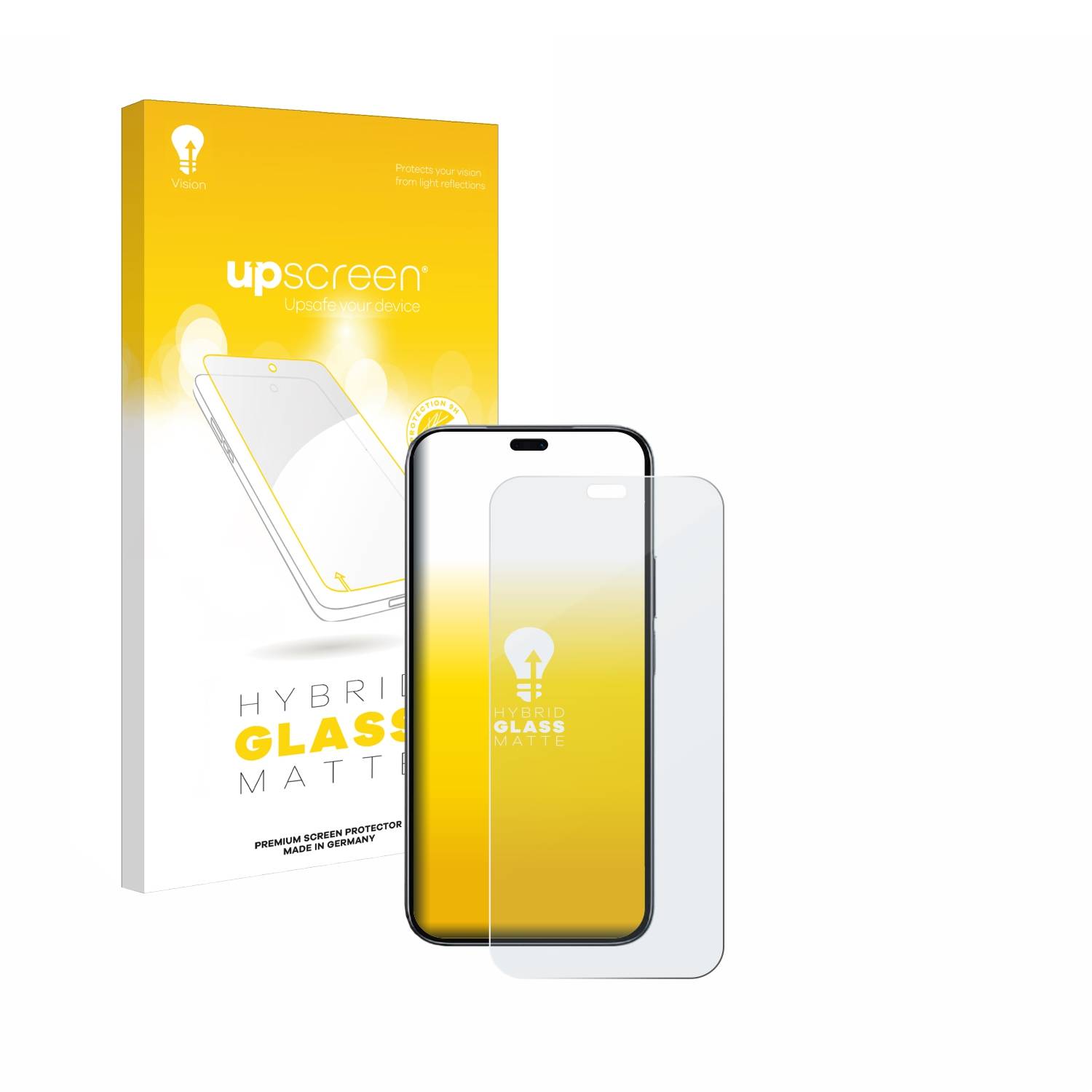 upscreen Hybrid Glas Matt Schutz-Folie für Honor 200 Lite