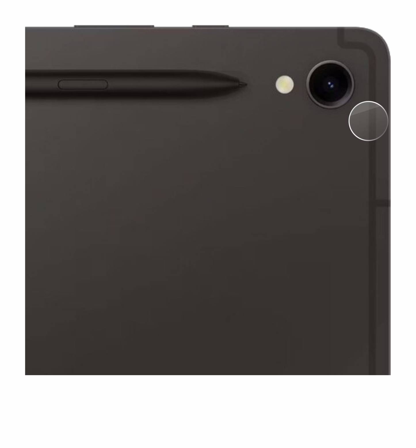 BROTECT AirGlass Glas Schutz-Folie für Samsung Galaxy Tab S9 WiFi (NUR Kameraschutz) - Schutzglas