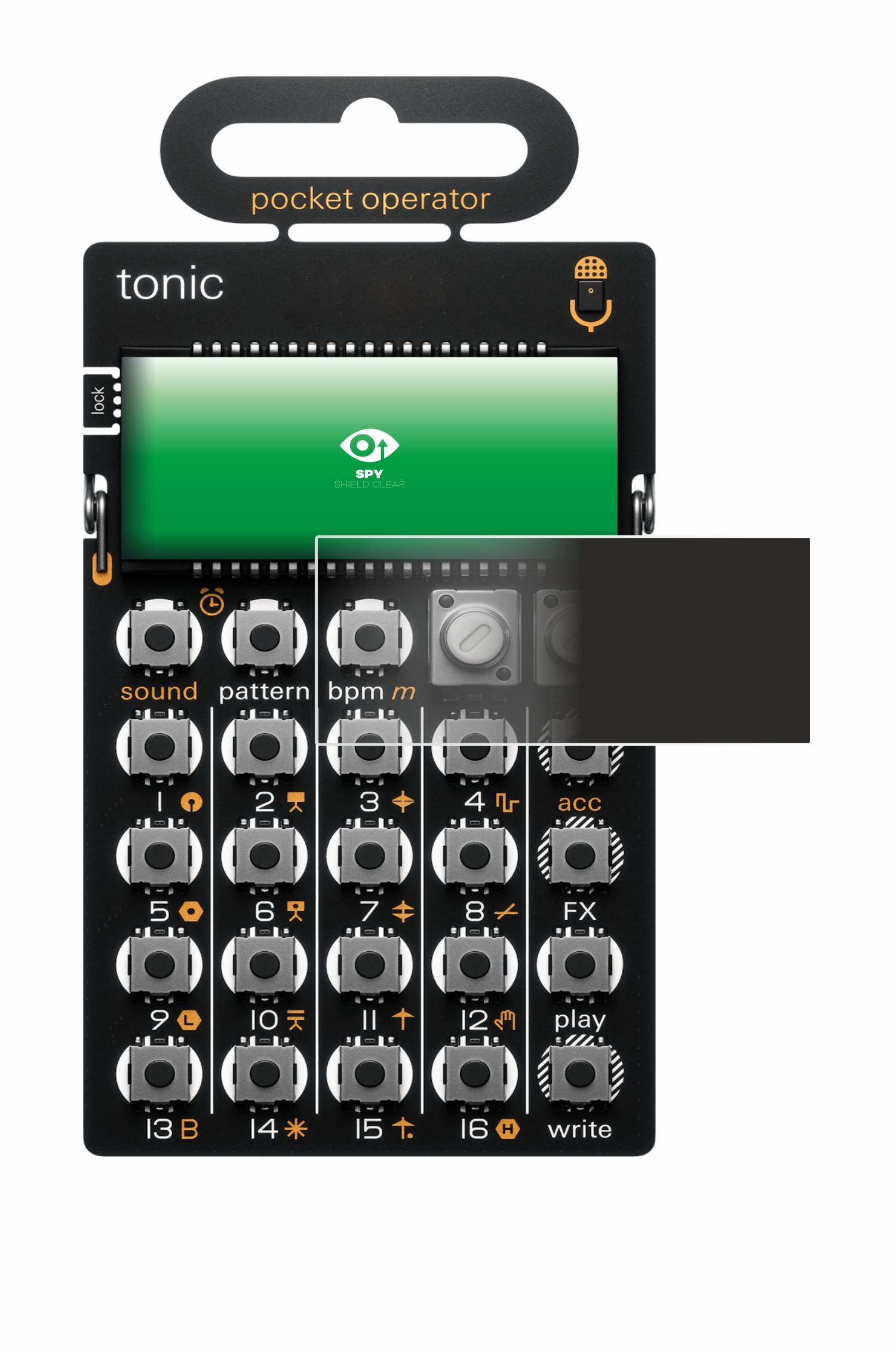 upscreen Spy Shield Sichtschutz-Folie für Teenage Engineering PO-32 tonic