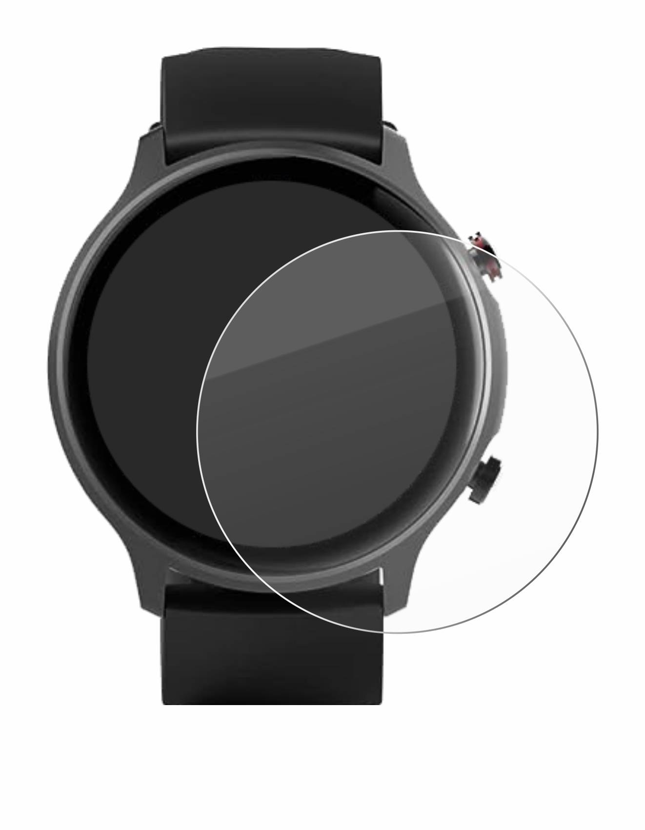 BROTECT AirGlass Glas Schutz-Folie für Hama Fit Watch 6910 - Schutzglas