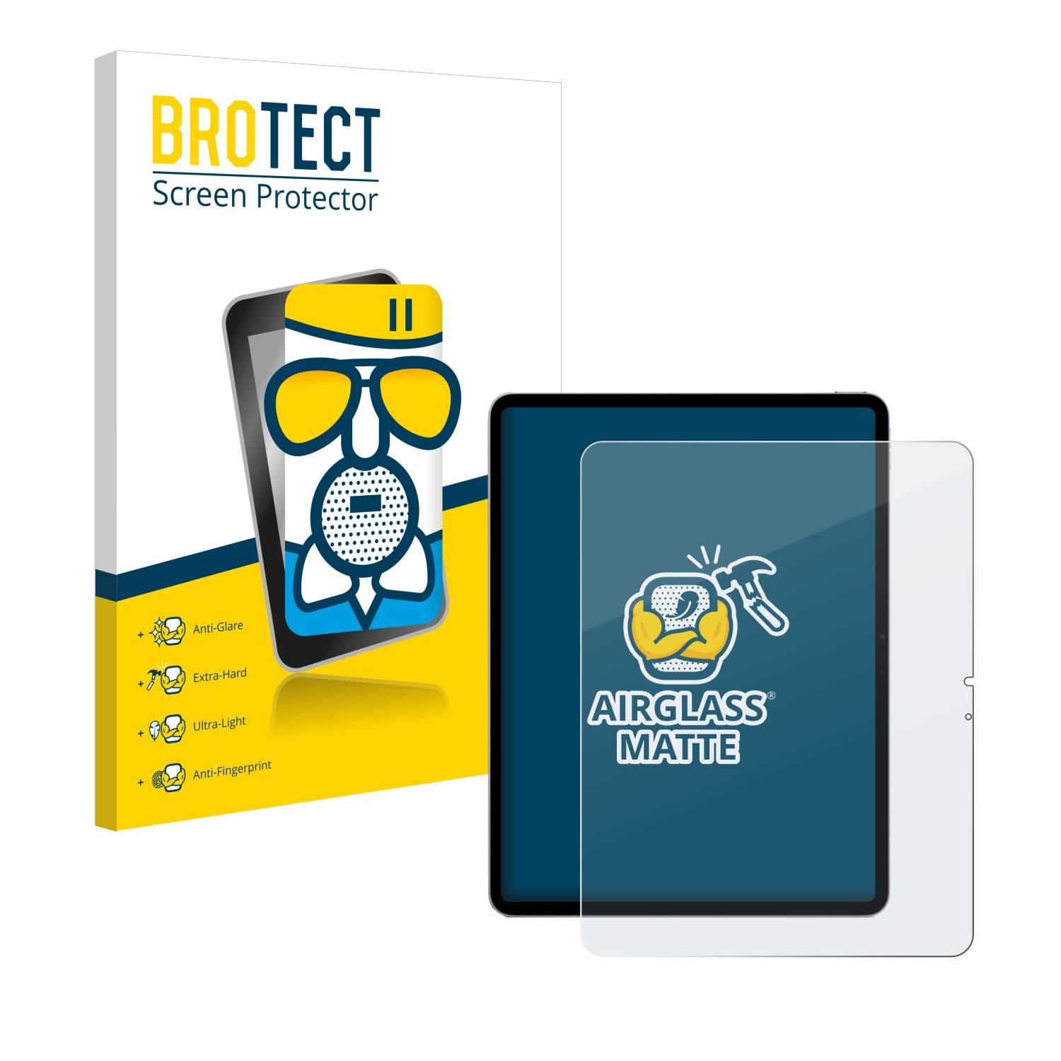 BROTECT AirGlass Matt Glas Panzer Folie für Apple iPad Air 13 WiFi 2024