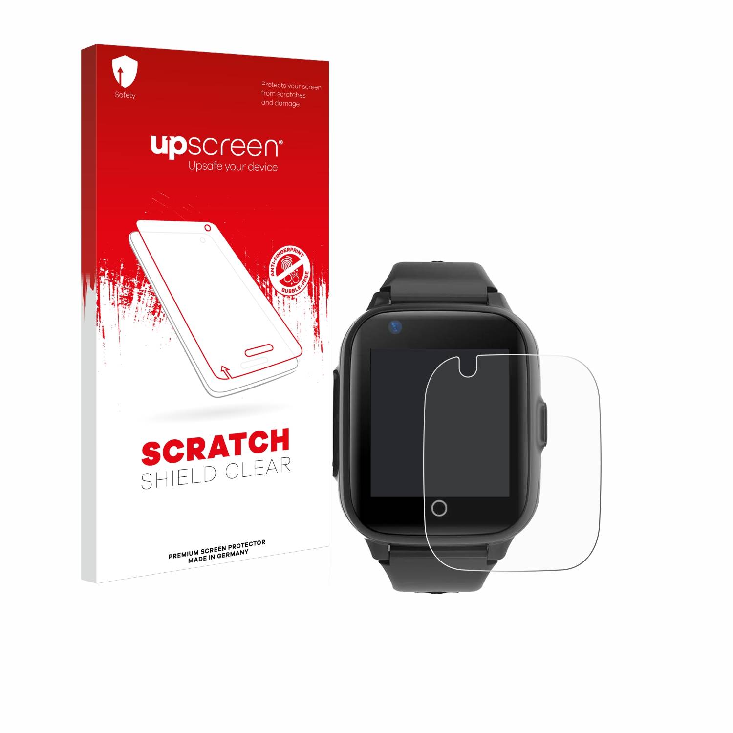 upscreen Scratch Shield Schutzfolie für Leotec Kids Allo Plus 4G