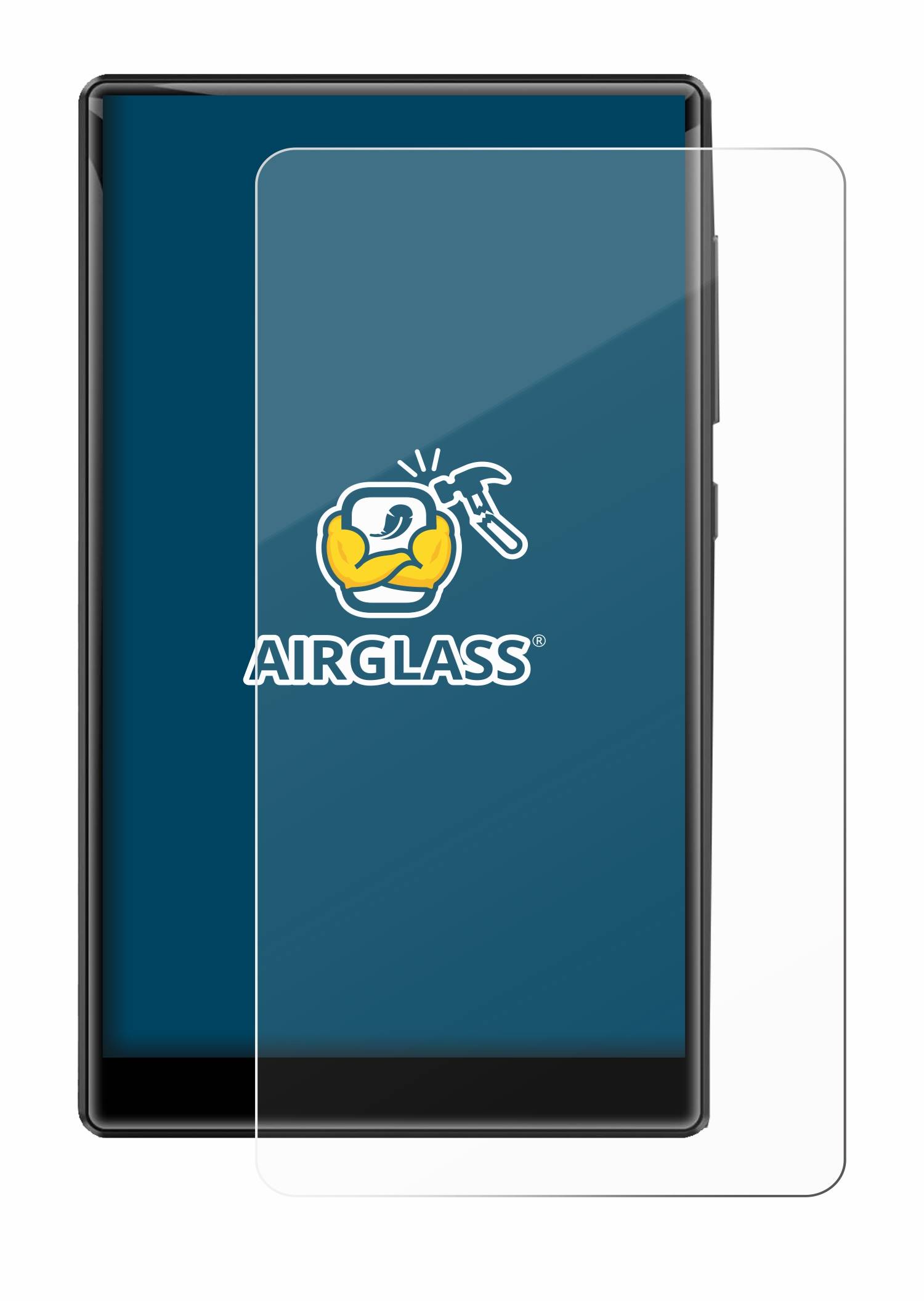 BROTECT AirGlass Flexible Schutz Glas Folie für innioasis G1-80G Klar Transparent