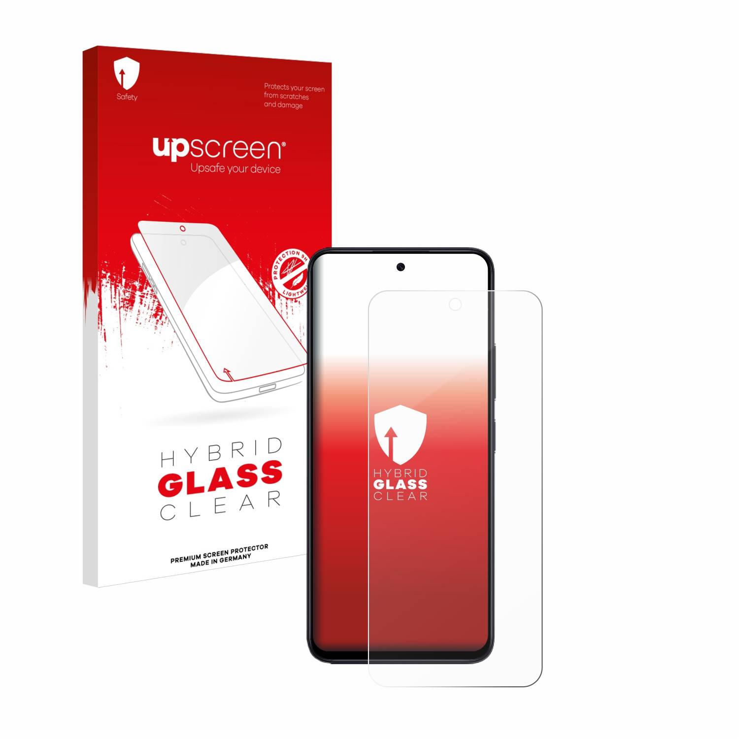 upscreen Hybrid Glas Panzer-Folie für Xiaomi Redmi 12