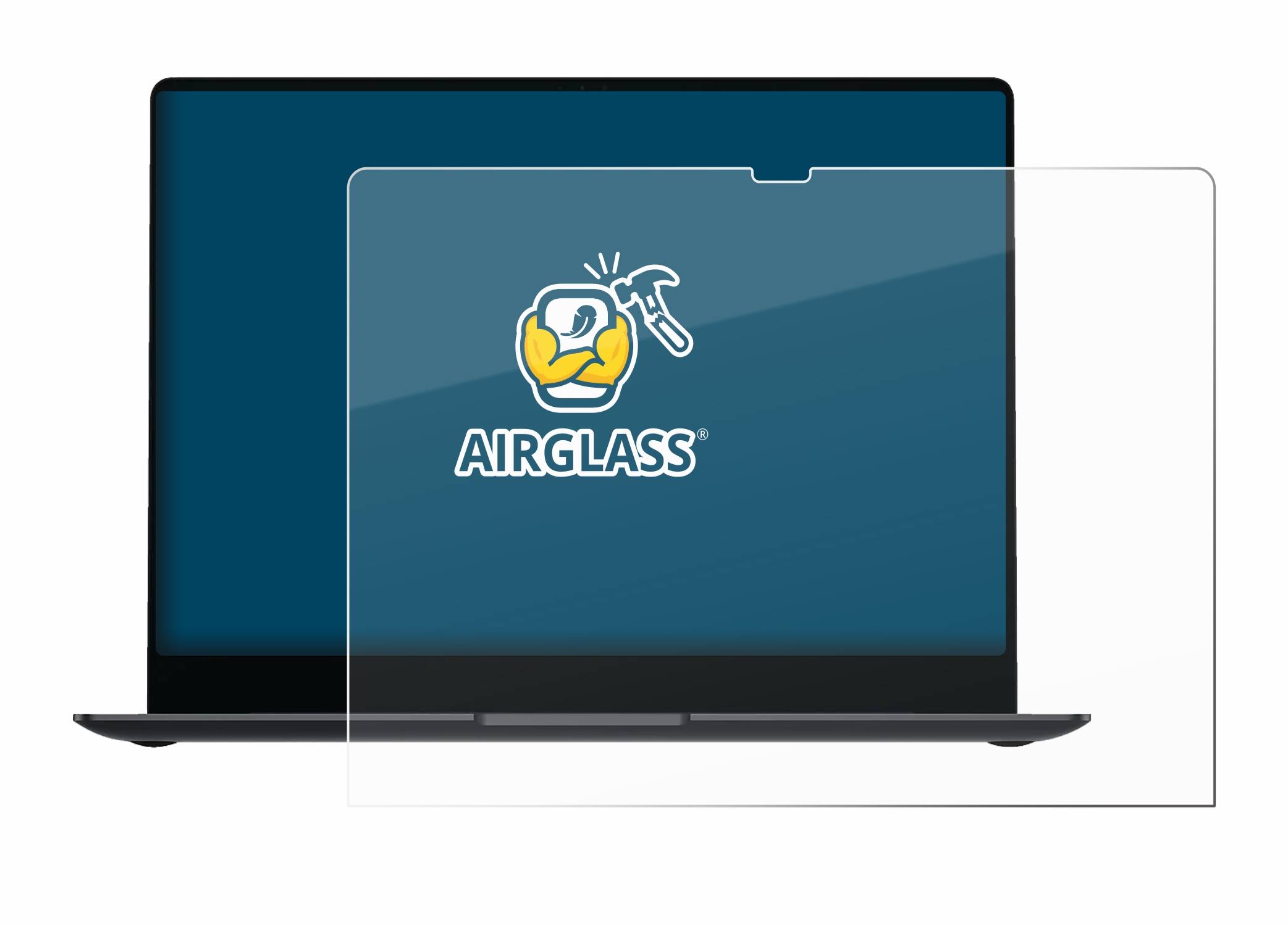 BROTECT AirGlass Glas Schutz-Folie für Samsung Galaxy Book4 Pro 14 - Schutzglas