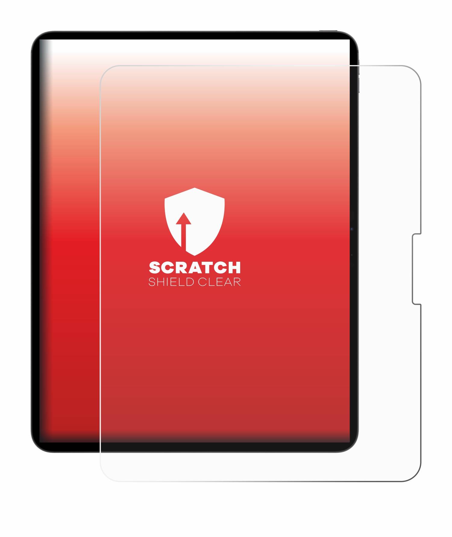 upscreen Scratch Shield Schutzfolie für Apple iPad Pro 13 WiFi 2024