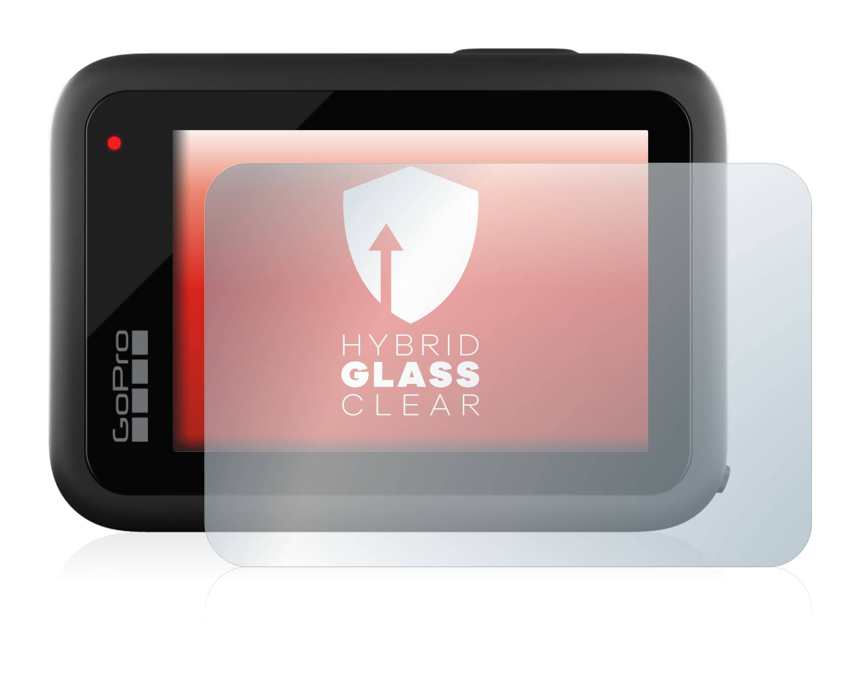 upscreen Hybrid Glas Schutz-Folie für GoPro Hero 10 Black