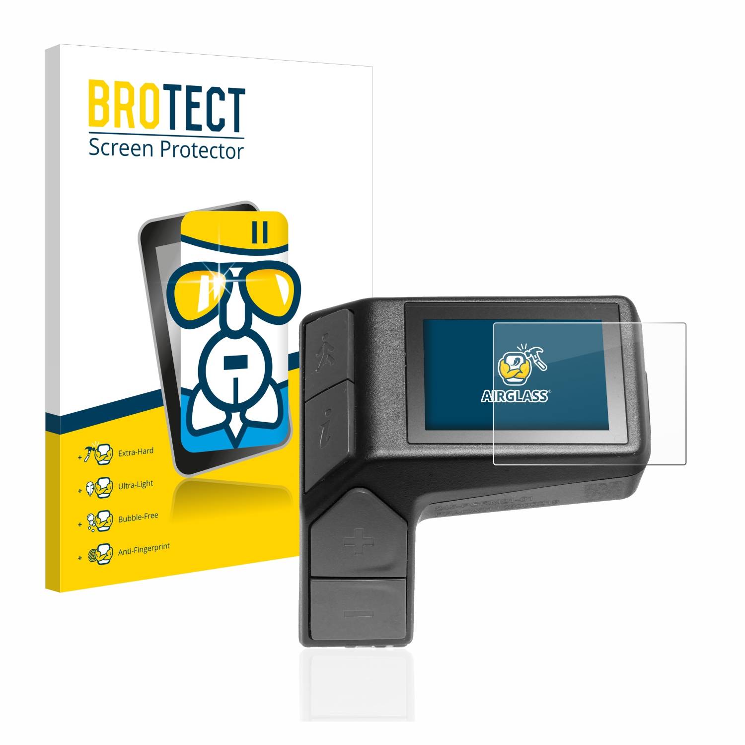 BROTECT AirGlass Flexible Schutz Glas Folie für Giant Ridecontrol Dash Klar Transparent