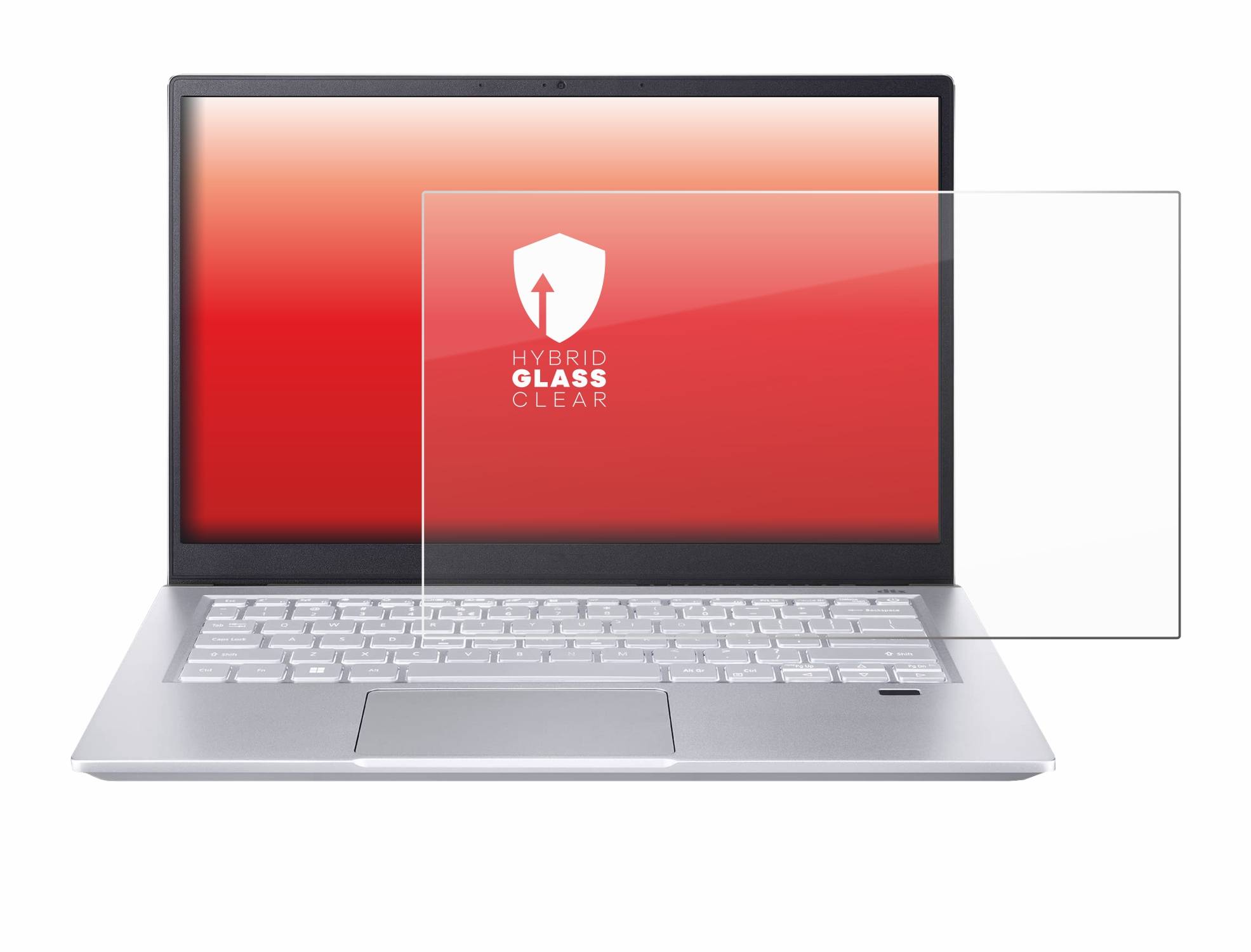 upscreen Hybrid Glas Schutz-Folie für Acer Swift X 14