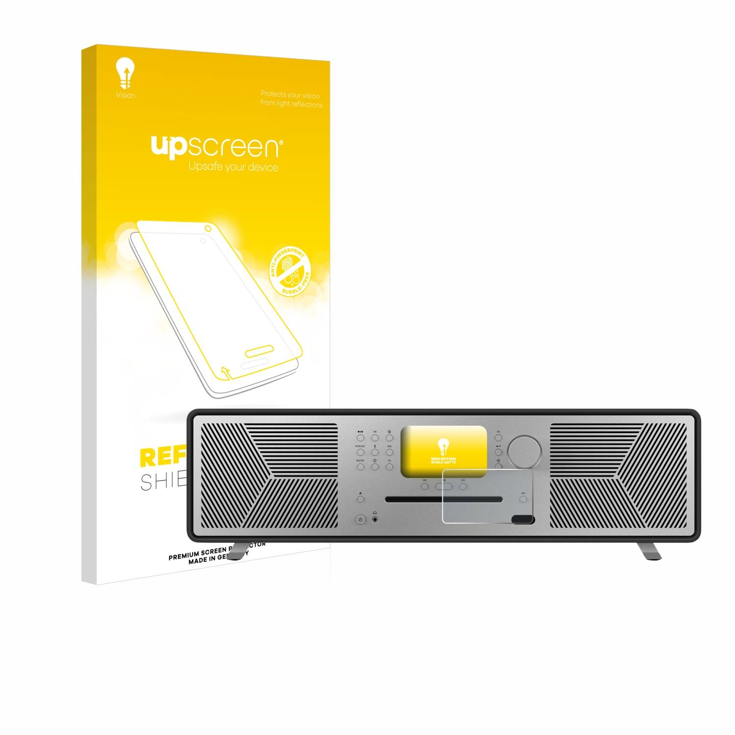 upscreen Reflection Shield Matt Schutzfolie für sonoro MEISTERSTÜCK (2. Gen.)