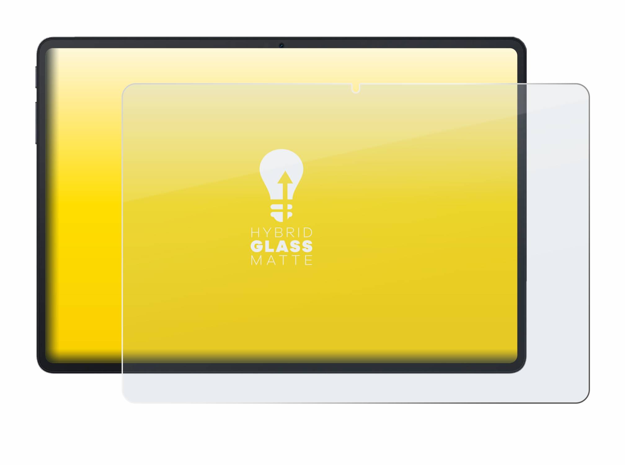 upscreen Flexible Schutz Glas Folie für Blackview Tab 90 WiFi Schutzglas 9H Hybridglas Matt Entspiegelt