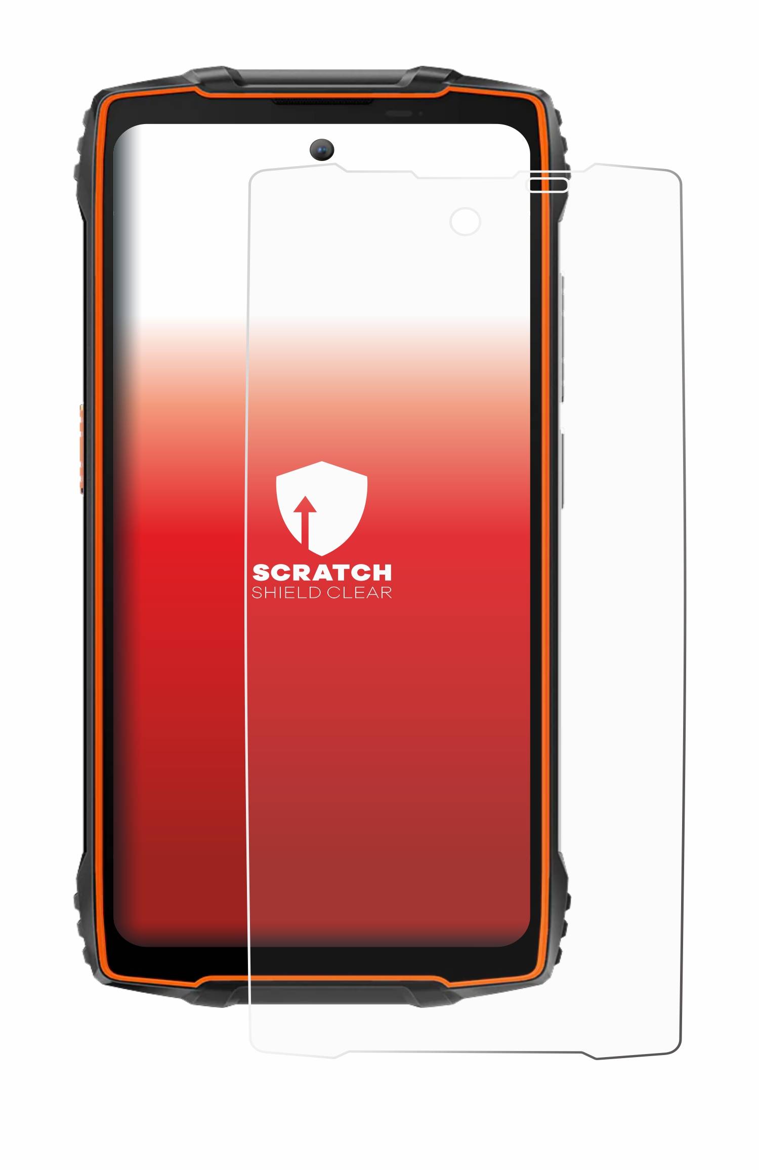 upscreen Schutzfolie für Blackview Oscal Pilot 2 Kratzschutz Anti-Fingerprint Klar