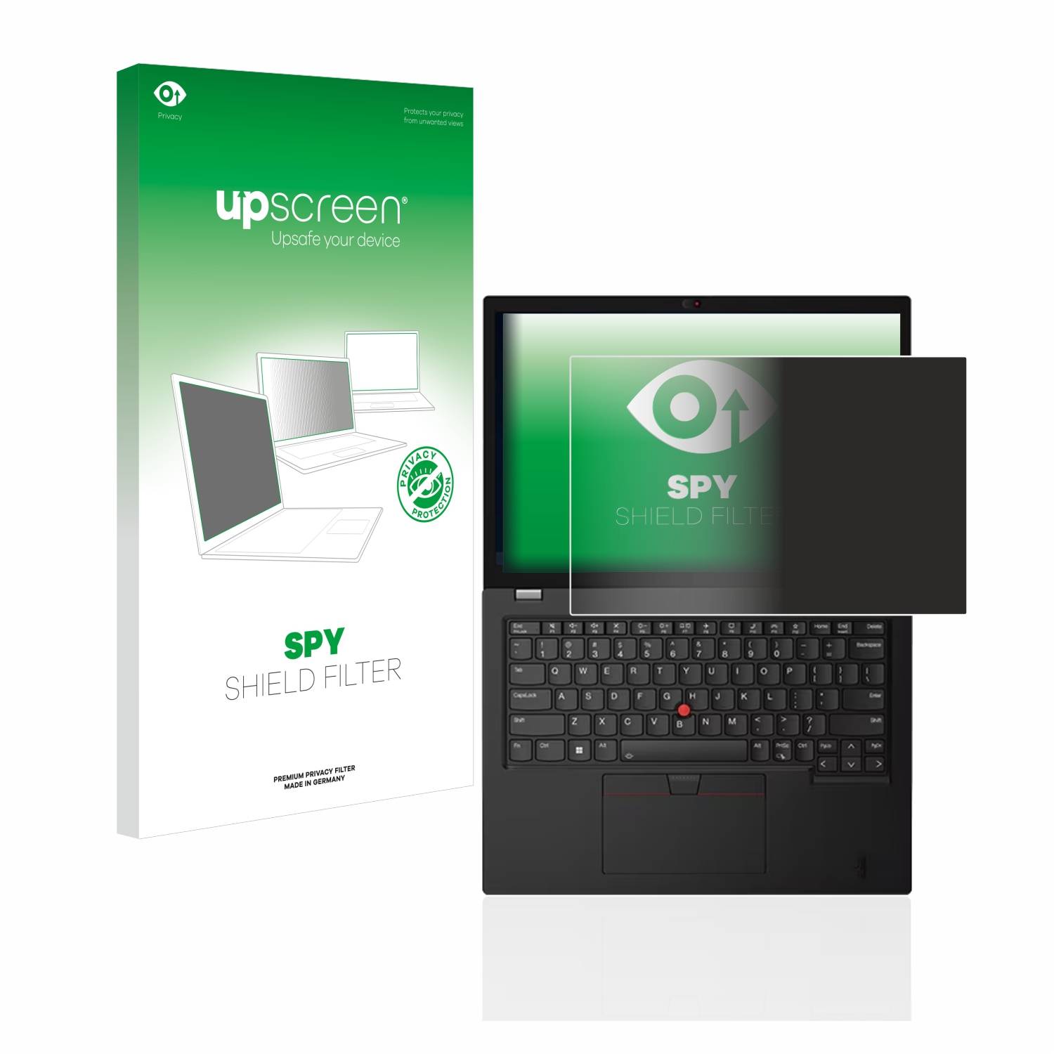 upscreen Blickschutzfilter für Lenovo Thinkpad L13 Gen 3 Blaulichtfilter Sichtschutz Privacy Anti Spy abnehmbar