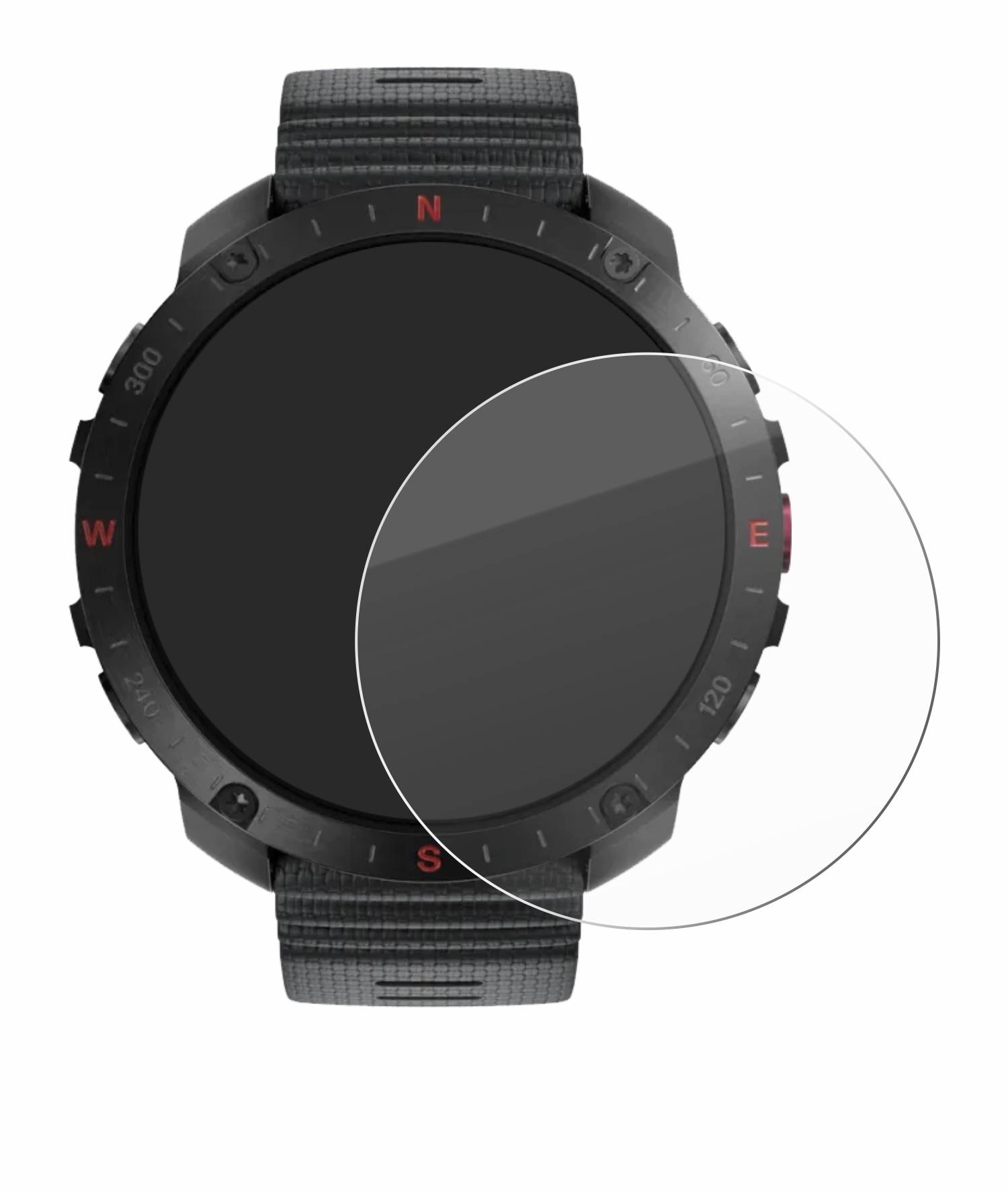 upscreen Hybrid Glas Schutz-Folie für Polar Grit X2 Pro