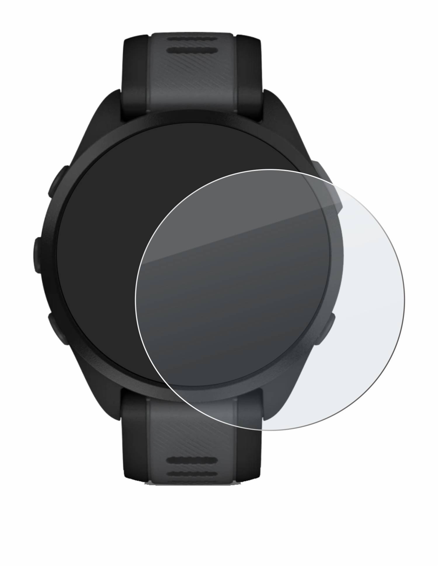 BROTECT AirGlass Matt Glas Schutz Folie für Garmin Forerunner 165