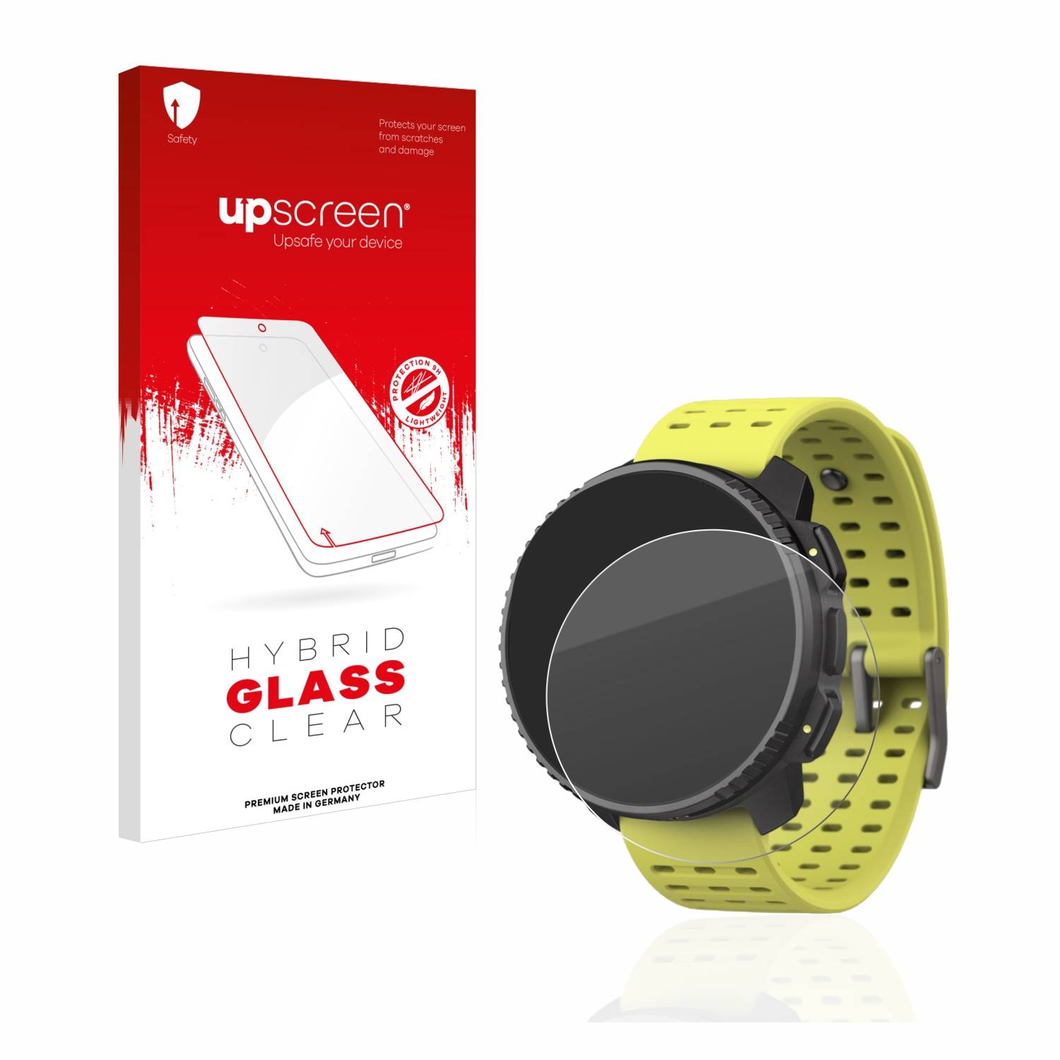 upscreen Flexible Schutz Glas Folie für Suunto Vertical Schutzglas 9H Hybridglas Klar