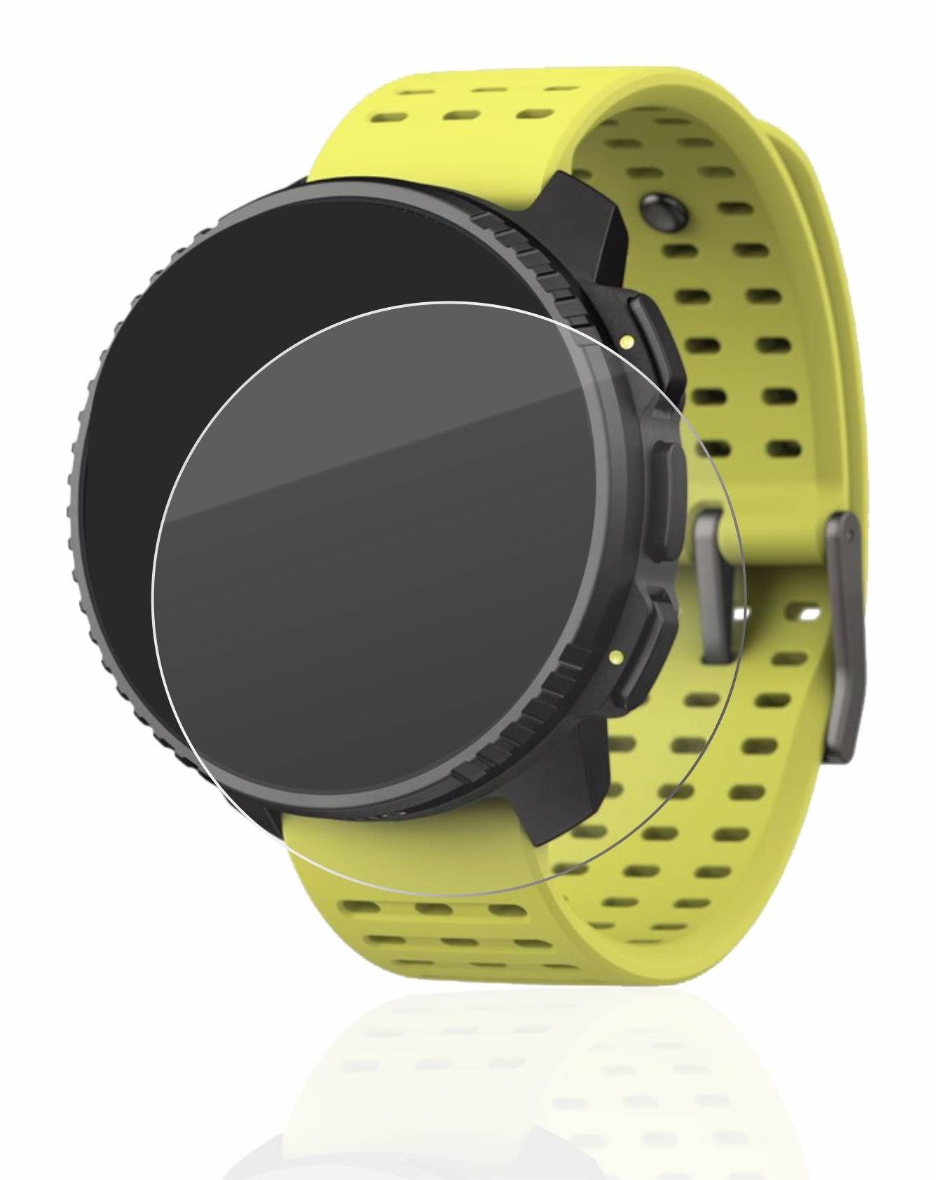 upscreen Flexible Schutz Glas Folie für Suunto Vertical Schutzglas 9H Hybridglas Klar