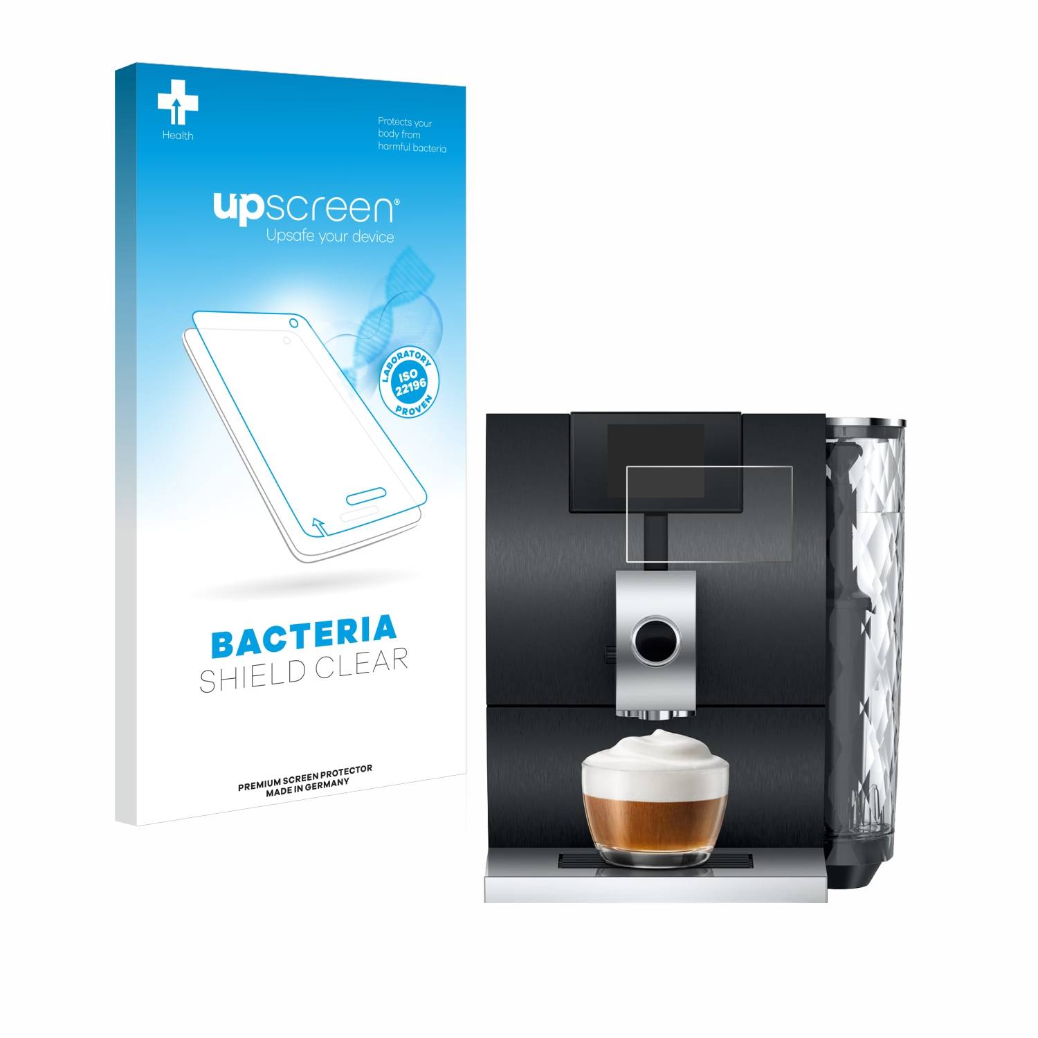 upscreen Bacteria Shield Schutzfolie für Jura ENA 8 - Antibakteriell