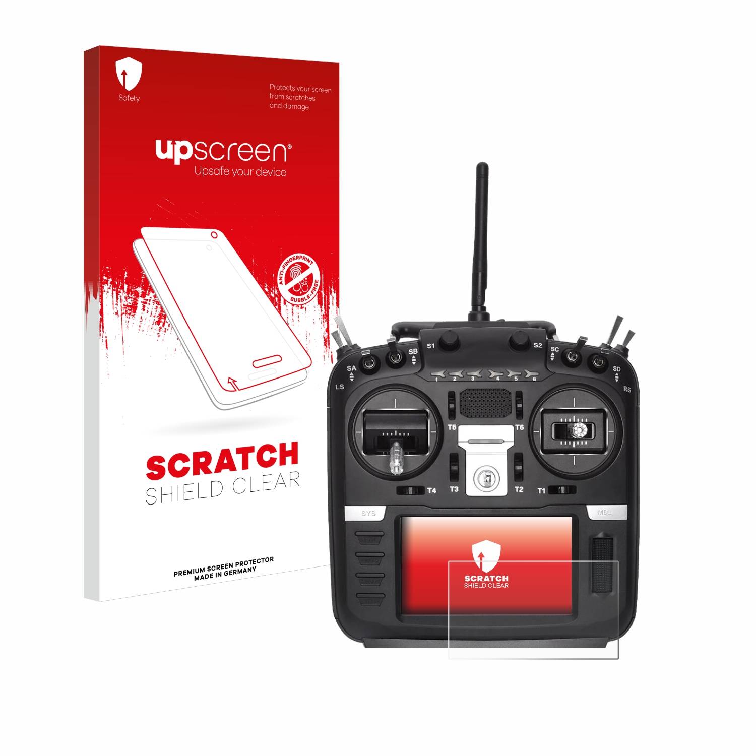 upscreen Scratch Shield Schutzfolie für Radiomaster TX16S Mark II