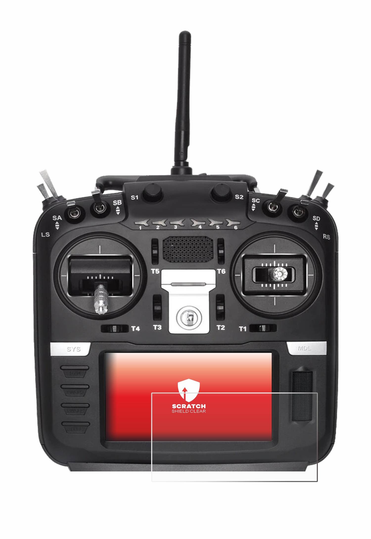 upscreen Scratch Shield Schutzfolie für Radiomaster TX16S Mark II