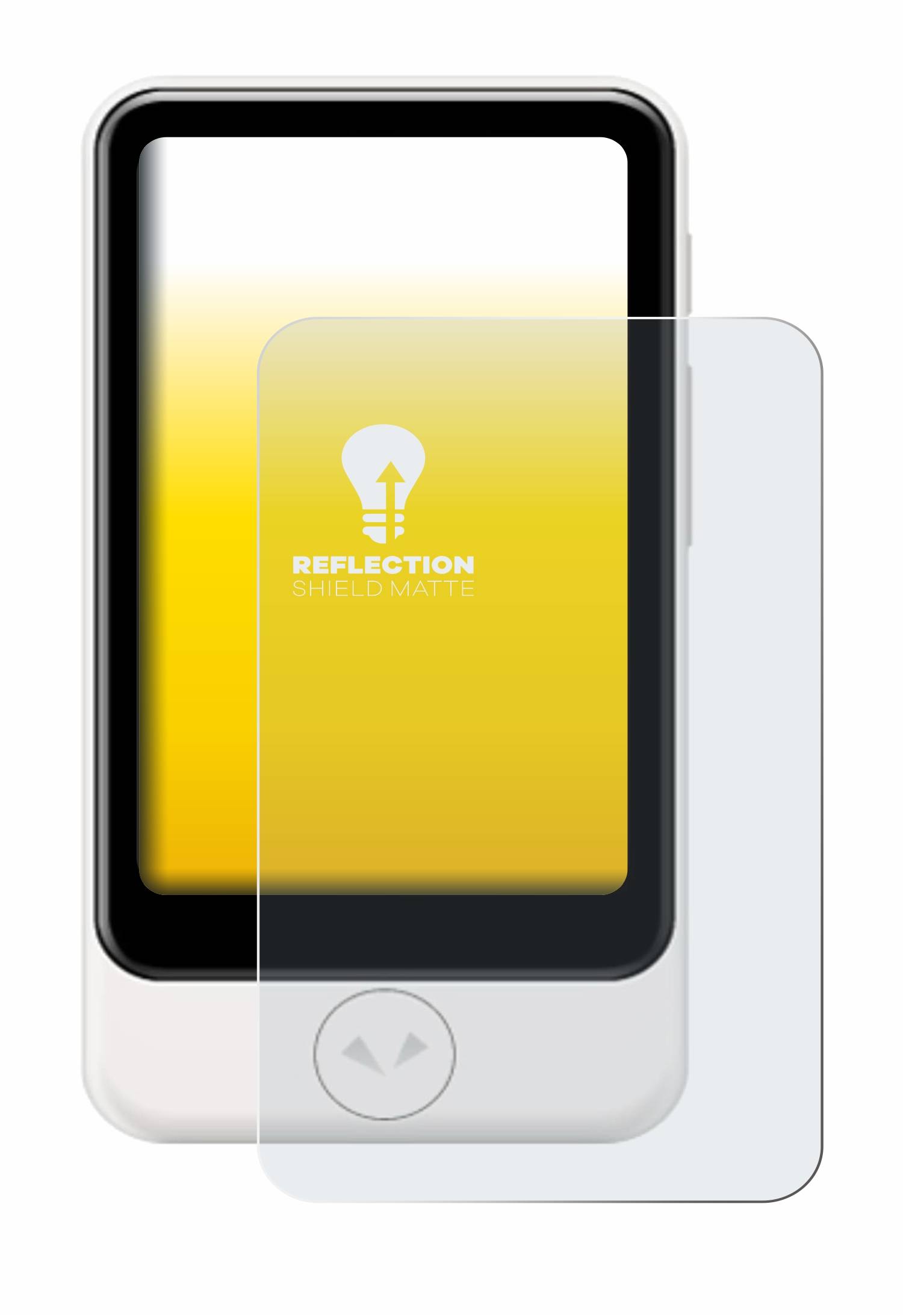 upscreen Reflection Shield Matt Schutzfolie für Pocketalk Plus