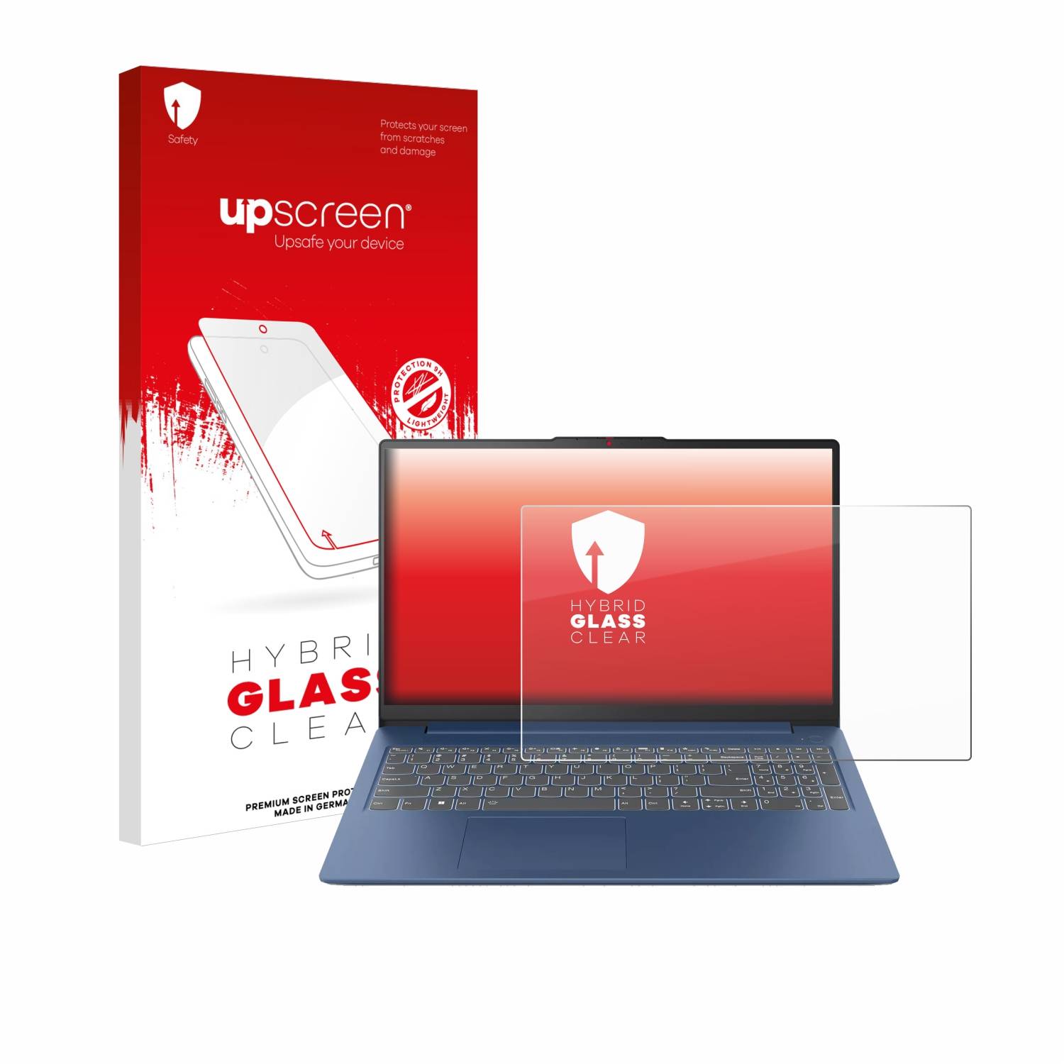 upscreen Hybrid Glas Schutz-Folie für Lenovo IdeaPad Slim 3 Gen 8 15