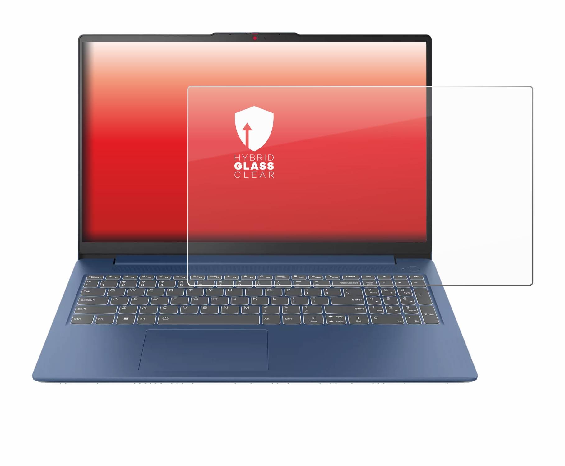 upscreen Hybrid Glas Schutz-Folie für Lenovo IdeaPad Slim 3 Gen 8 15