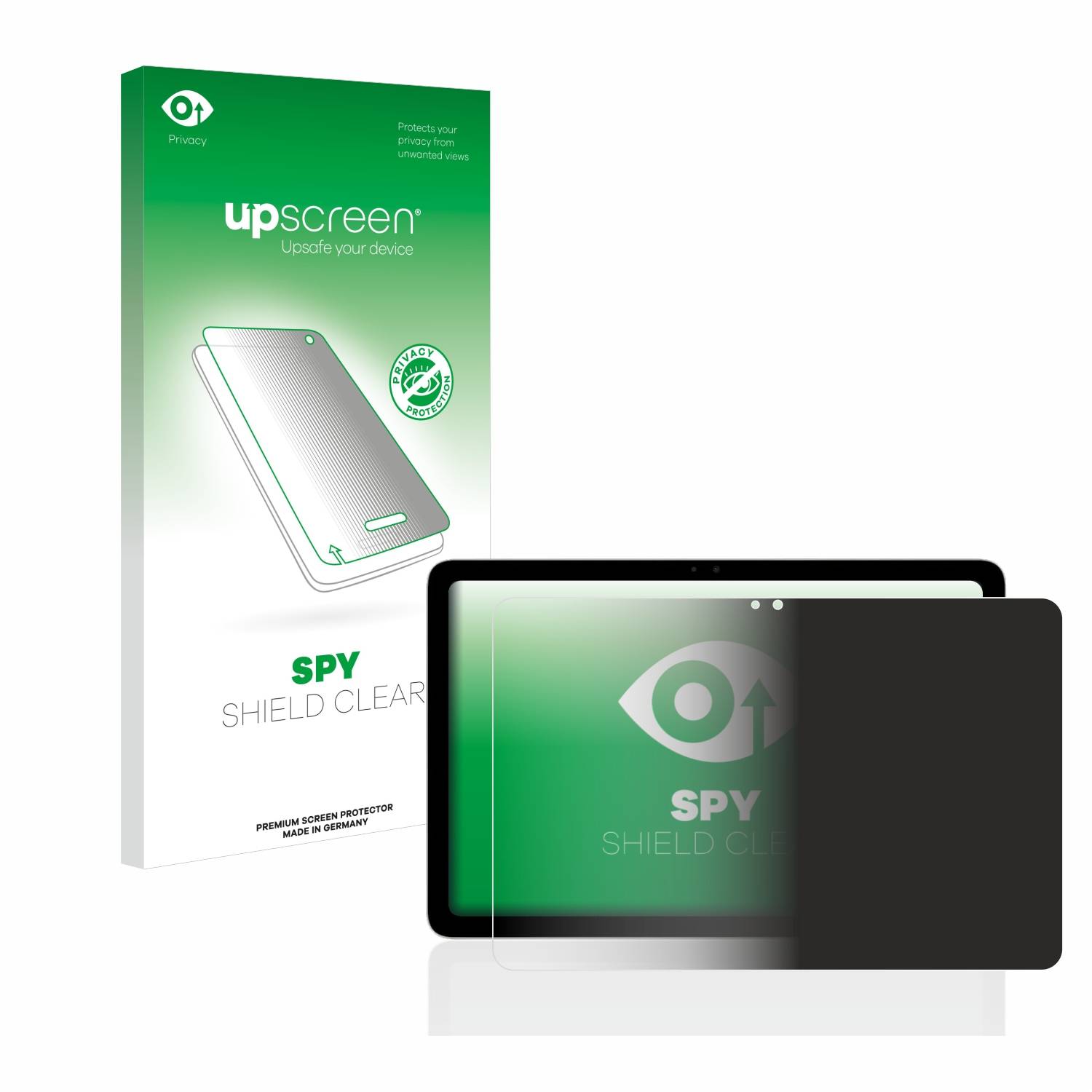 upscreen Blickschutzfolie für Google Pixel Tablet Anti-Spy Privacy Blaulichtschutz Sichtschutzfolie