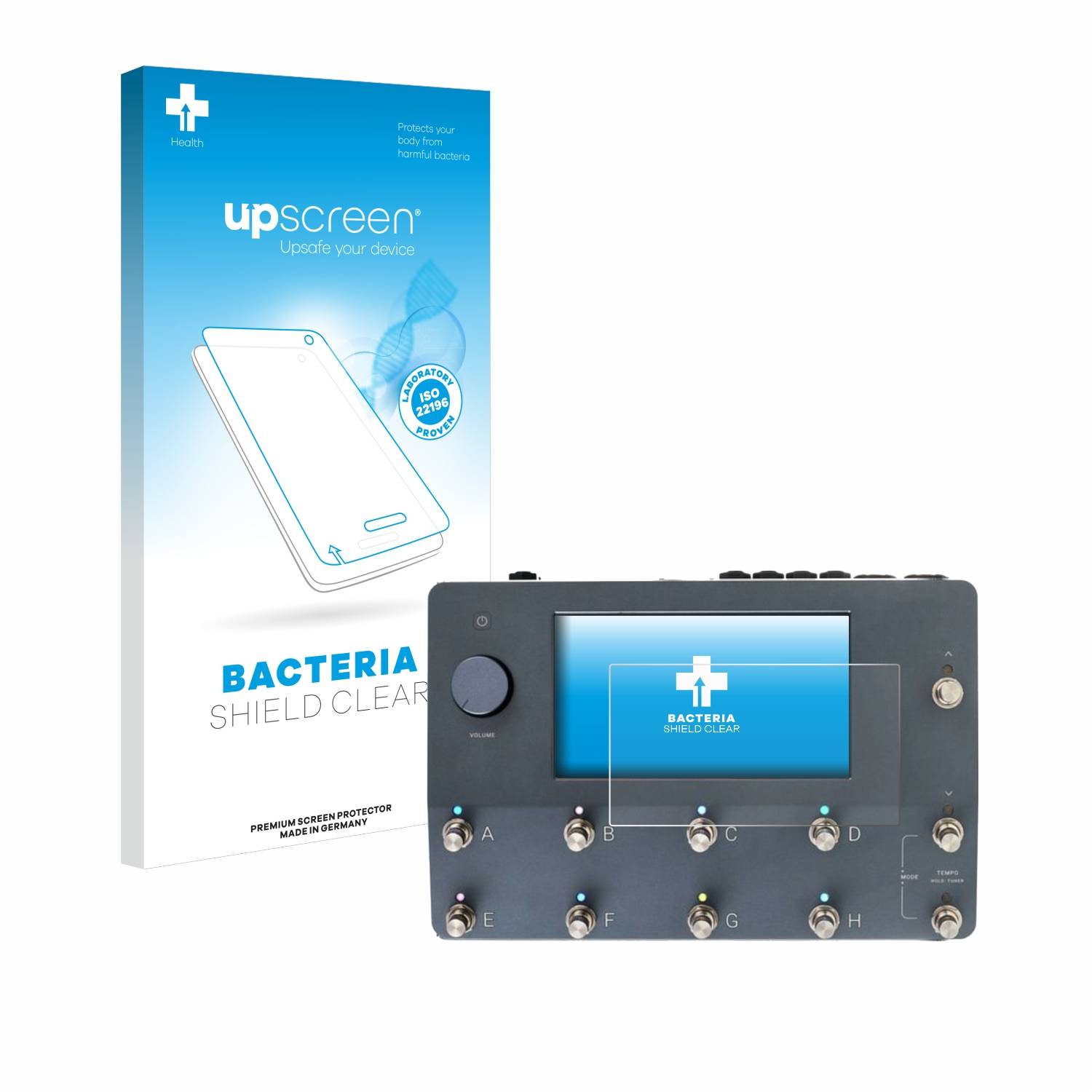 upscreen Bacteria Shield Schutzfolie für Neural DSP Quad Cortex - Antibakteriell