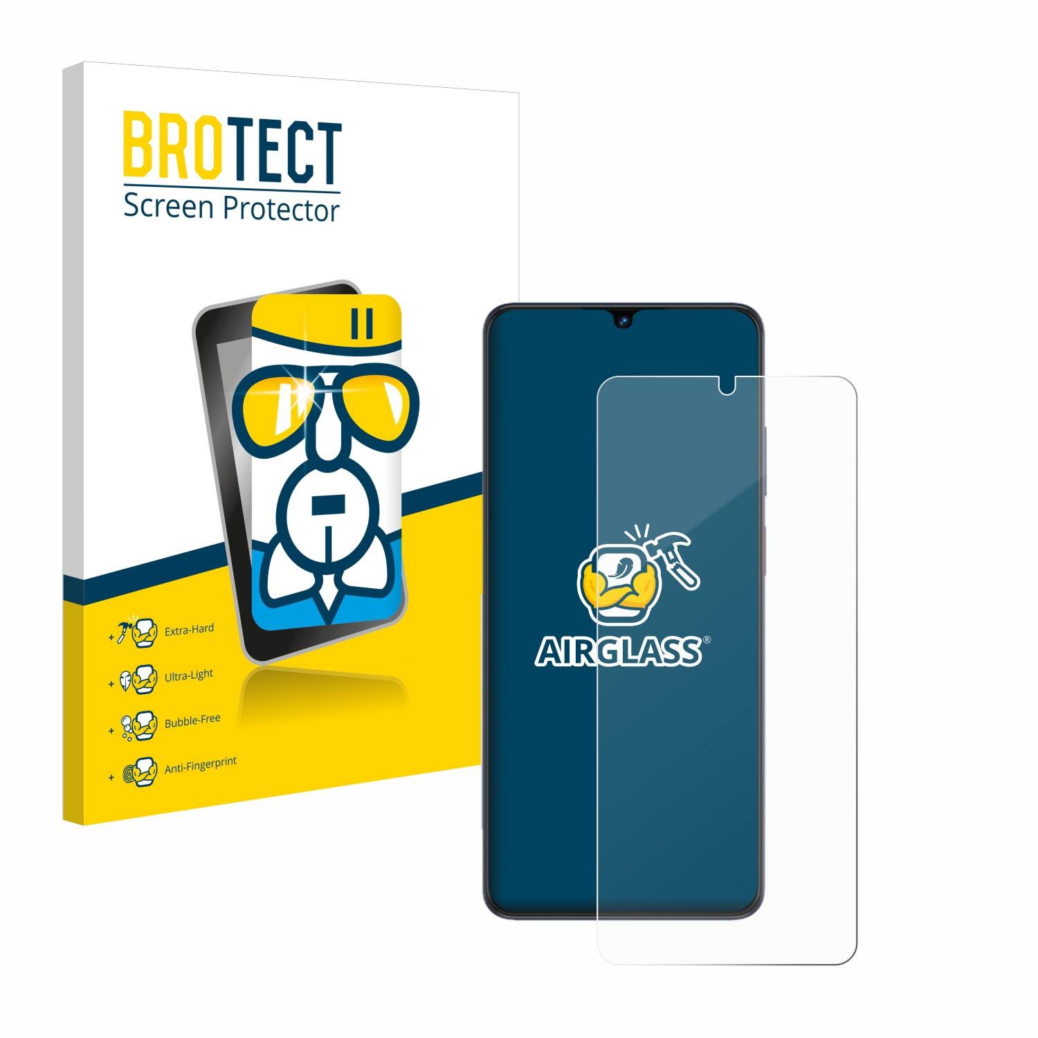BROTECT AirGlass Glas Panzer-Folie für ZTE Blade V50 Vita - Schutzglas
