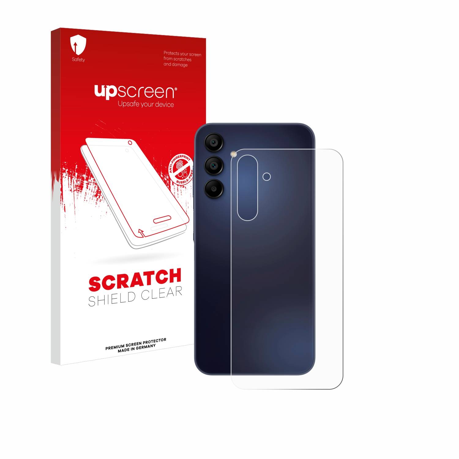 upscreen Scratch Shield Schutzfolie für Samsung Galaxy A15 (Rückseite)