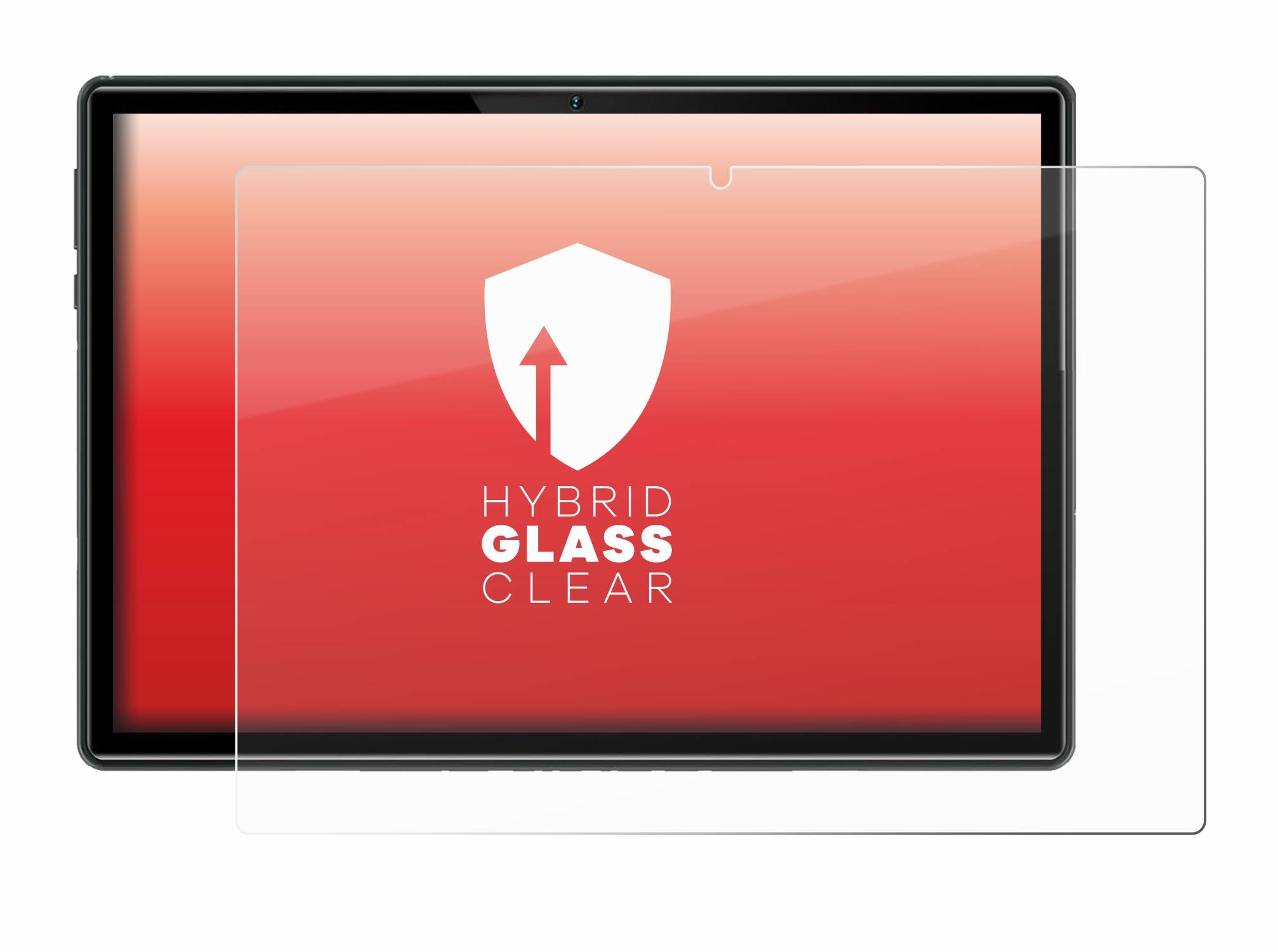 upscreen Hybrid Glas Schutz-Folie für Doogee U10