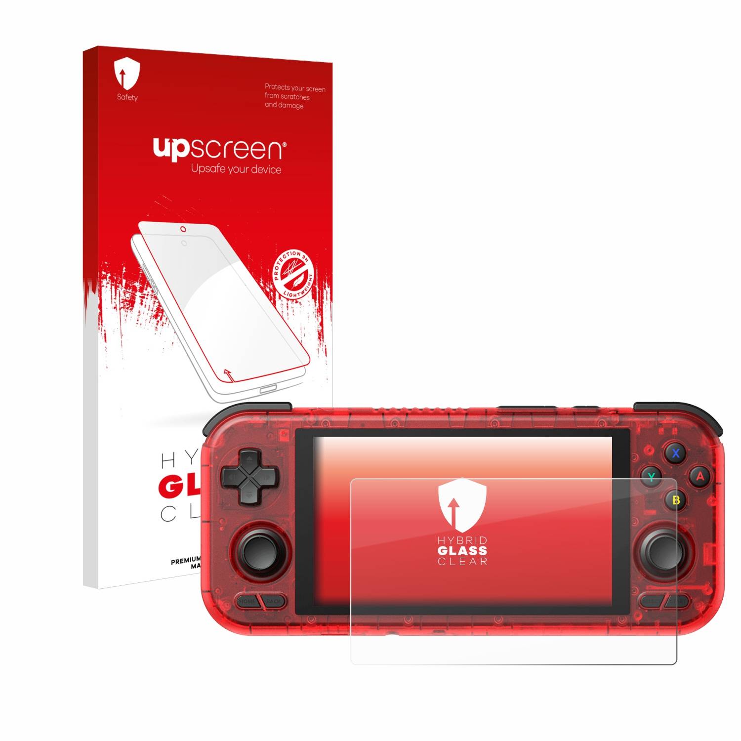 upscreen Hybrid Glas Panzer-Folie für Retroid Pocket 4 Pro