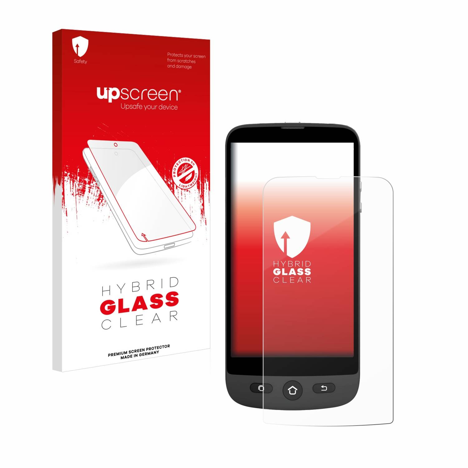 upscreen Flexible Schutz Glas Folie für Swissvoice S510-C Schutzglas 9H Hybridglas Klar