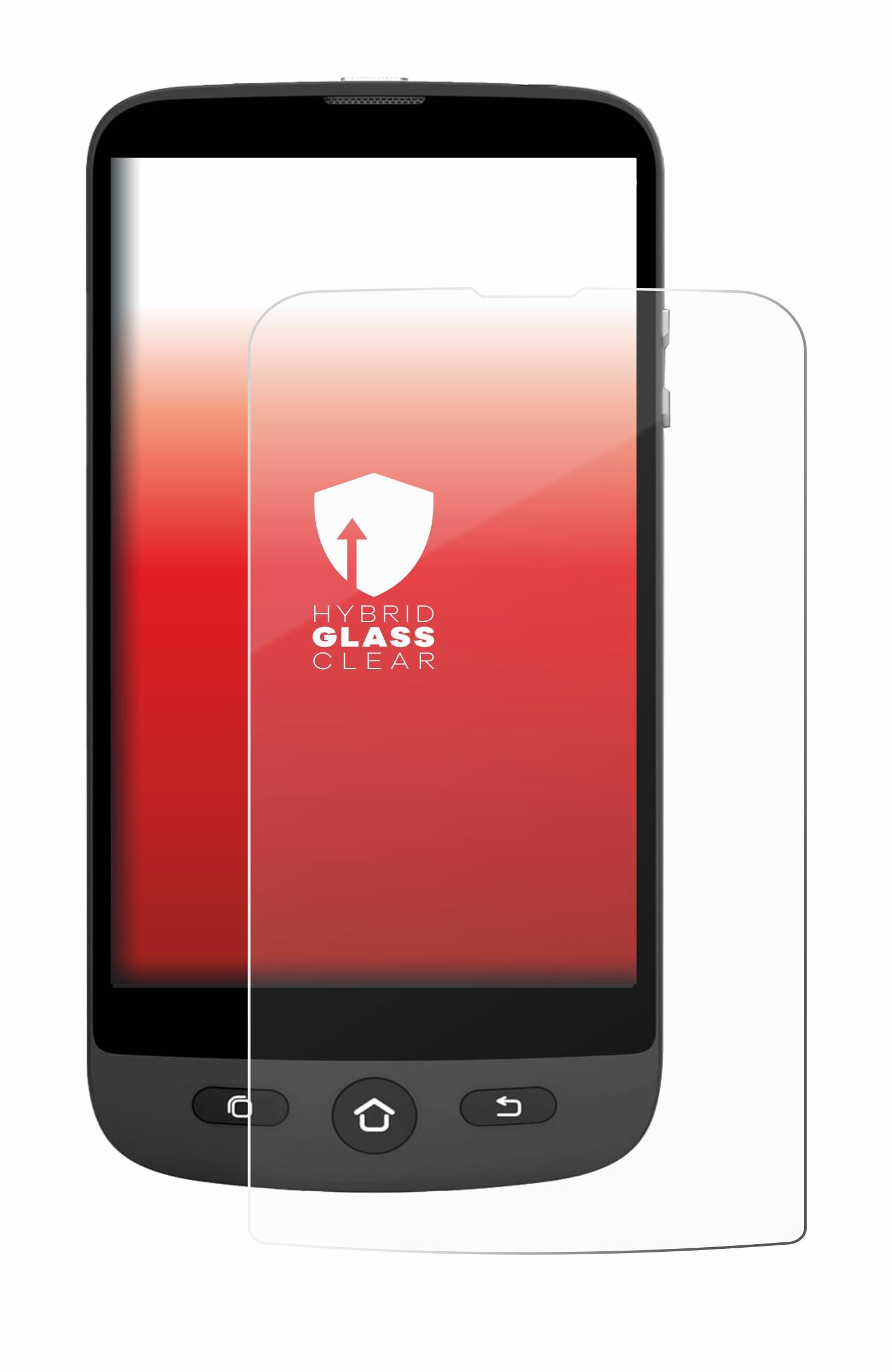 upscreen Flexible Schutz Glas Folie für Swissvoice S510-C Schutzglas 9H Hybridglas Klar