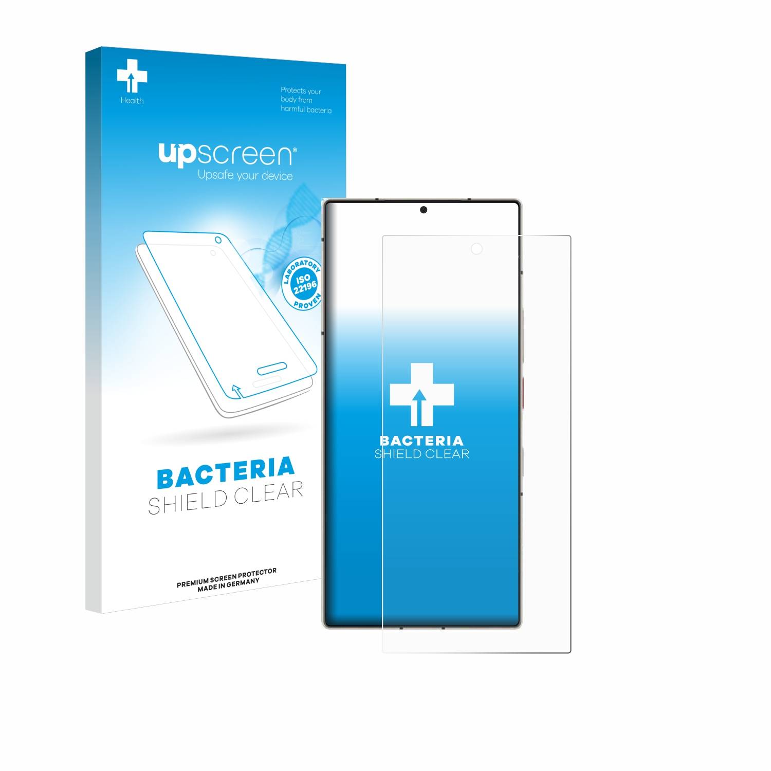 upscreen Bacteria Shield Schutzfolie für Nubia Z60 Ultra - Antibakteriell