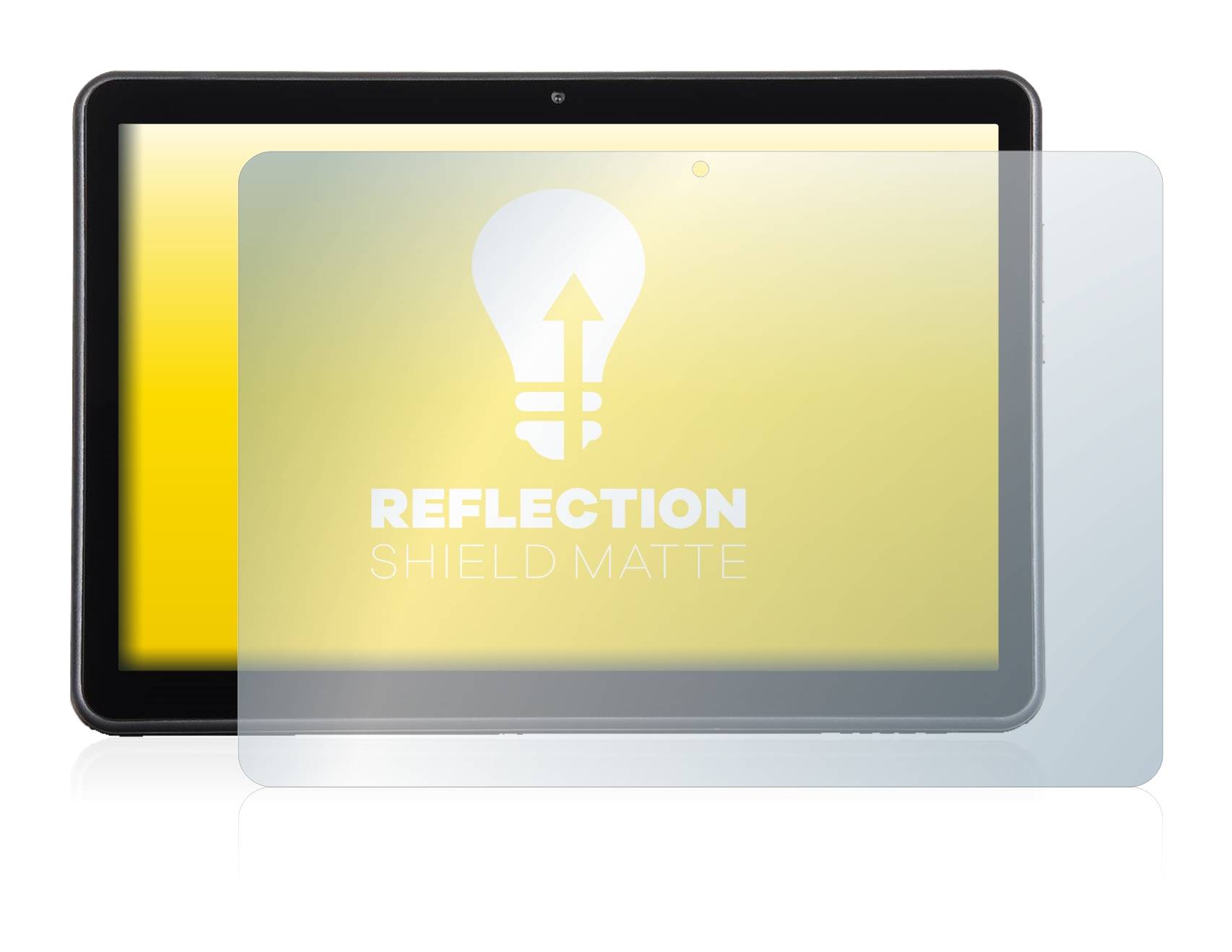 upscreen Reflection Shield Matt Schutzfolie für Wortmann Terra Pad 1006