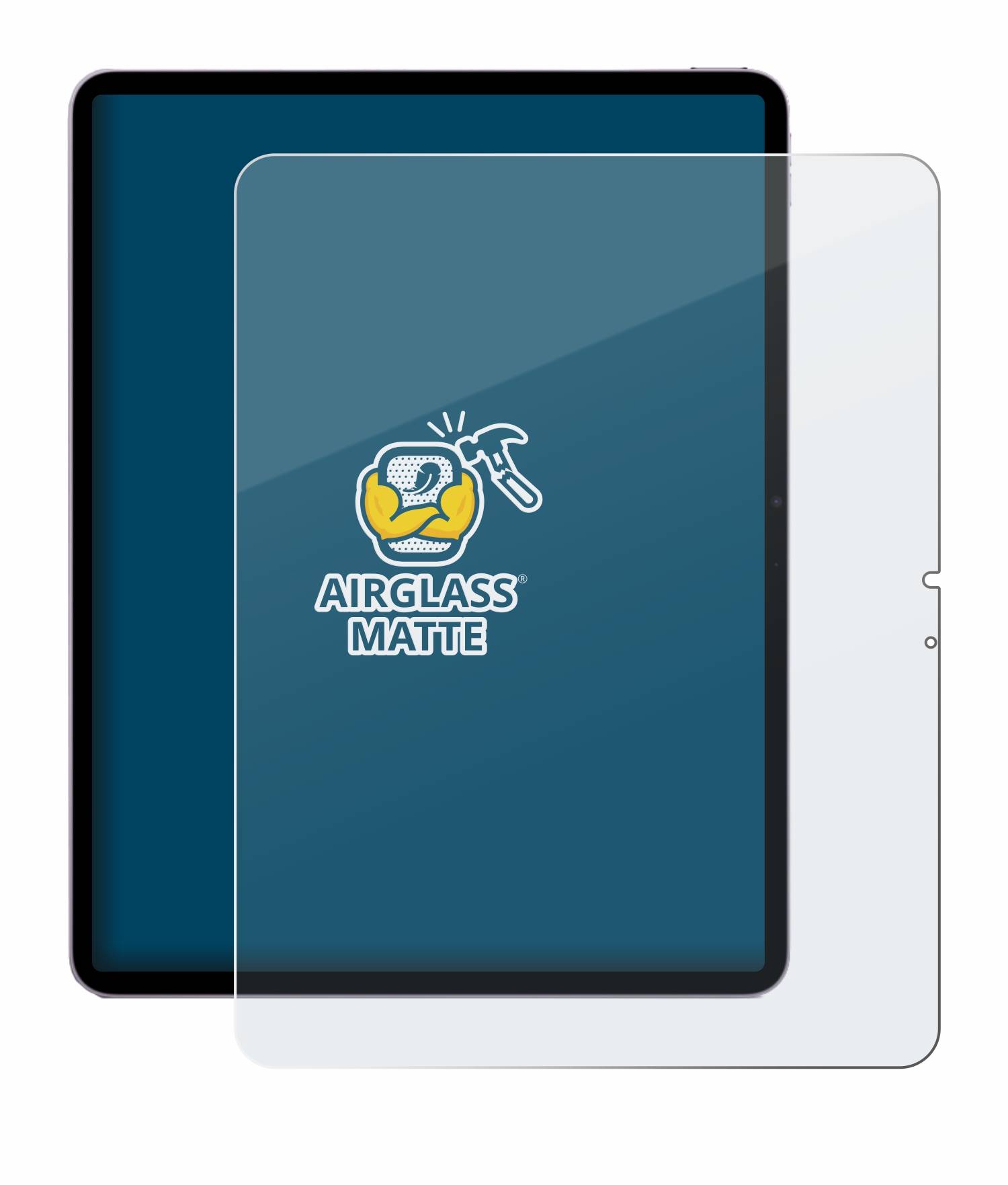 BROTECT AirGlass Matt Glas Schutz Folie für Apple iPad Air 13 WiFi Cellular 2024
