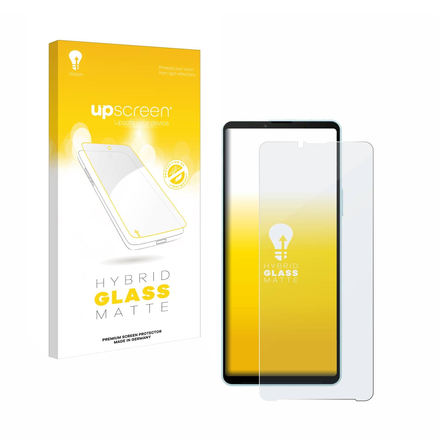 upscreen Hybrid Glas Matt Schutz-Folie für Sony Xperia 10 VI