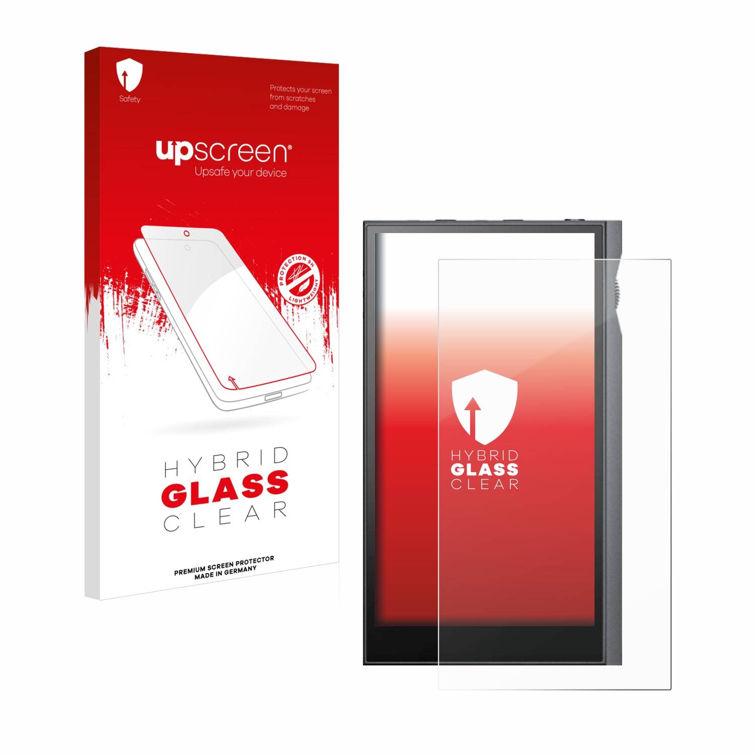 upscreen Hybrid Glas Panzer-Folie für Astell&Kern Kann Ultra