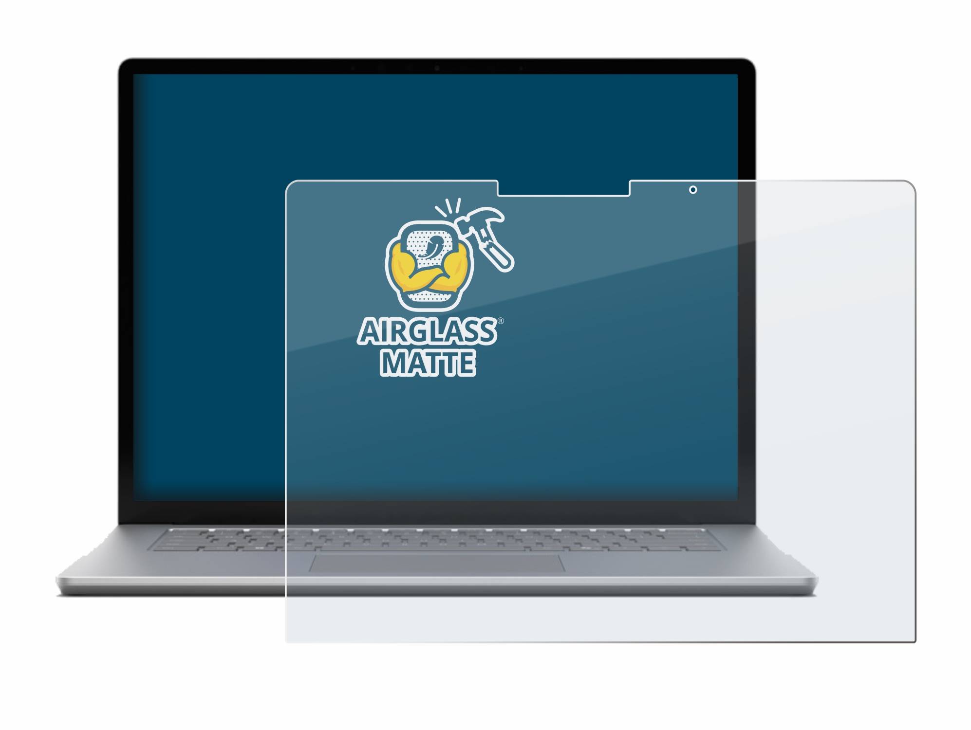 BROTECT AirGlass Flexible Schutz Glas Folie für Microsoft Surface Laptop 6 13.5" Matt Entspiegelt