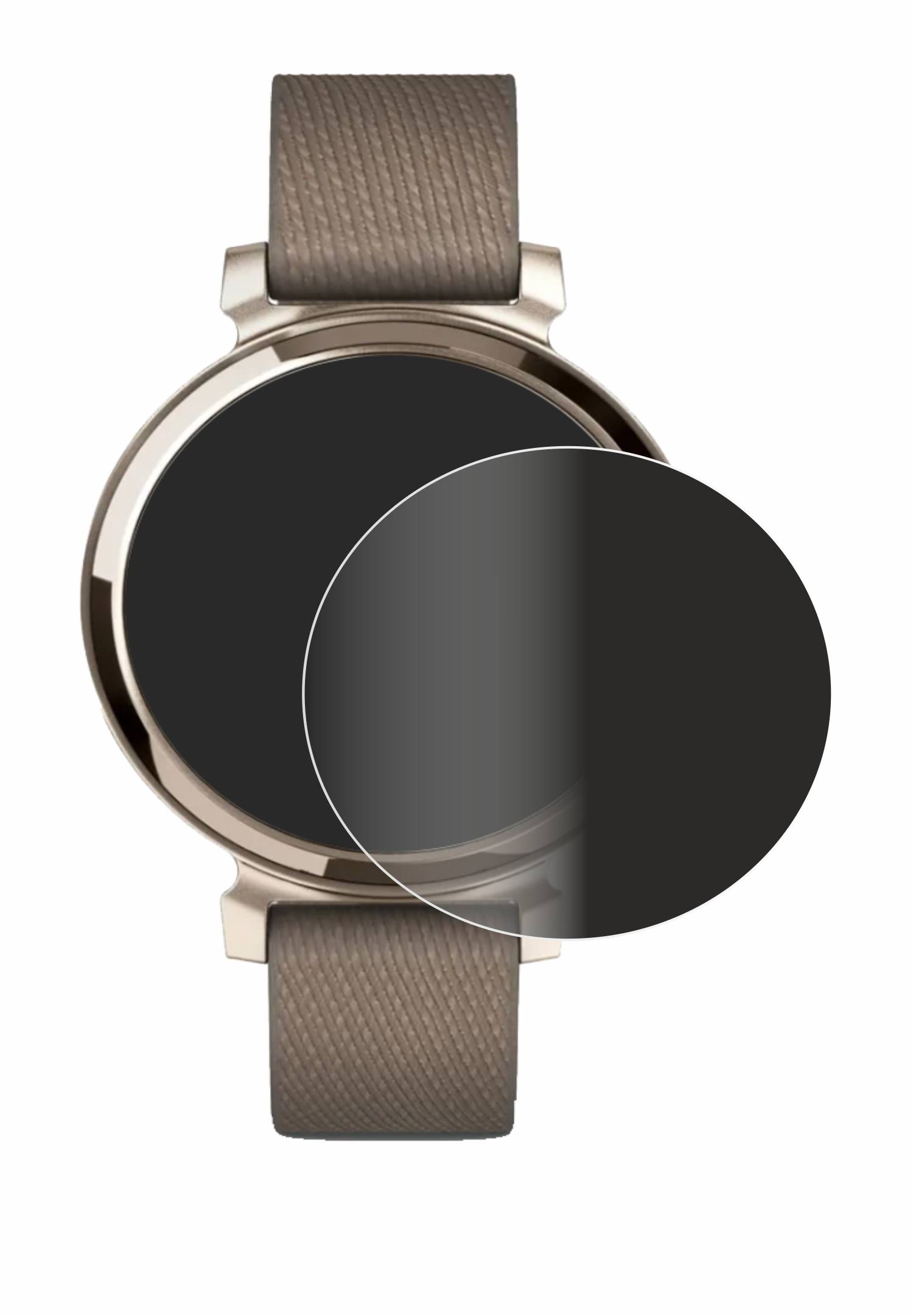 upscreen Blickschutzfolie für Garmin Lily 2 Anti-Spy Privacy Blaulichtschutz Sichtschutzfolie