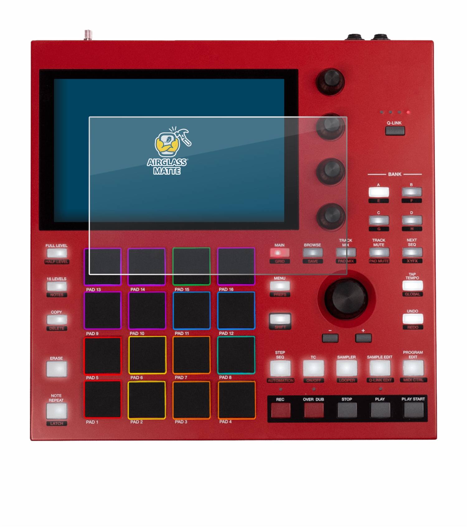 BROTECT AirGlass Flexible Schutz Glas Folie für Akai MPC One+ Matt Entspiegelt