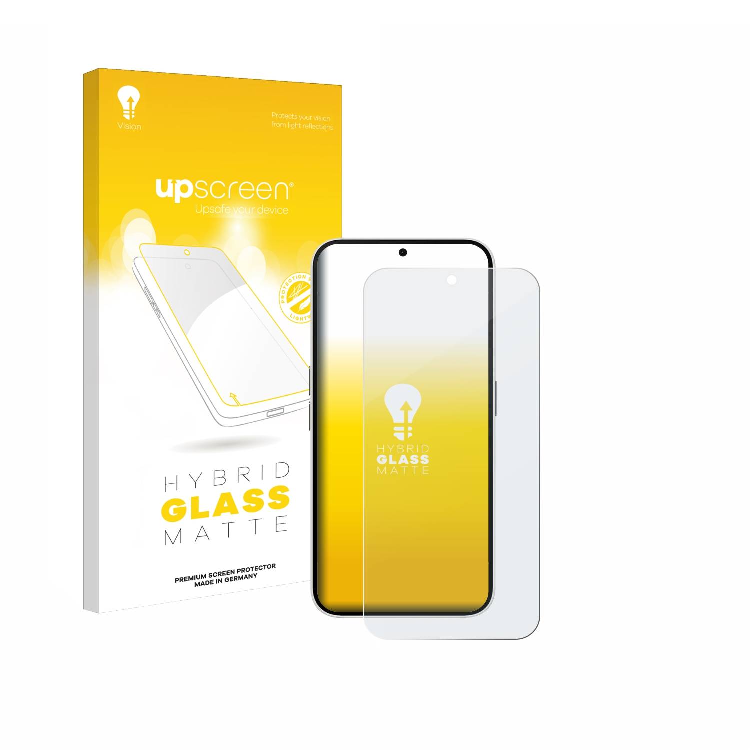 upscreen Flexible Schutz Glas Folie für Nothing Phone (2a) Schutzglas 9H Hybridglas Matt Entspiegelt