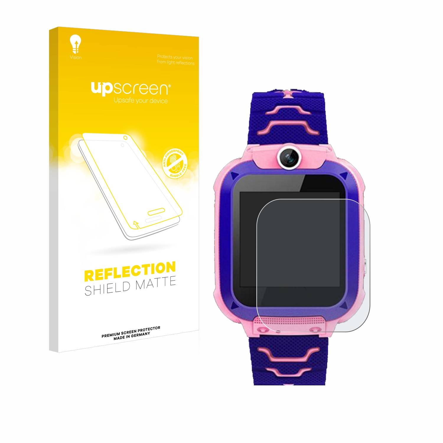 upscreen Reflection Shield Matt Schutzfolie für Bothergu Kids Smartwatch Q12