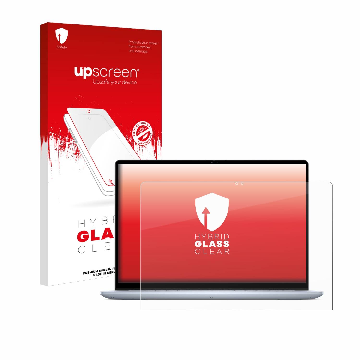 upscreen Hybrid Glas Schutz-Folie für Dell Inspiron 16 7640 2-in-1