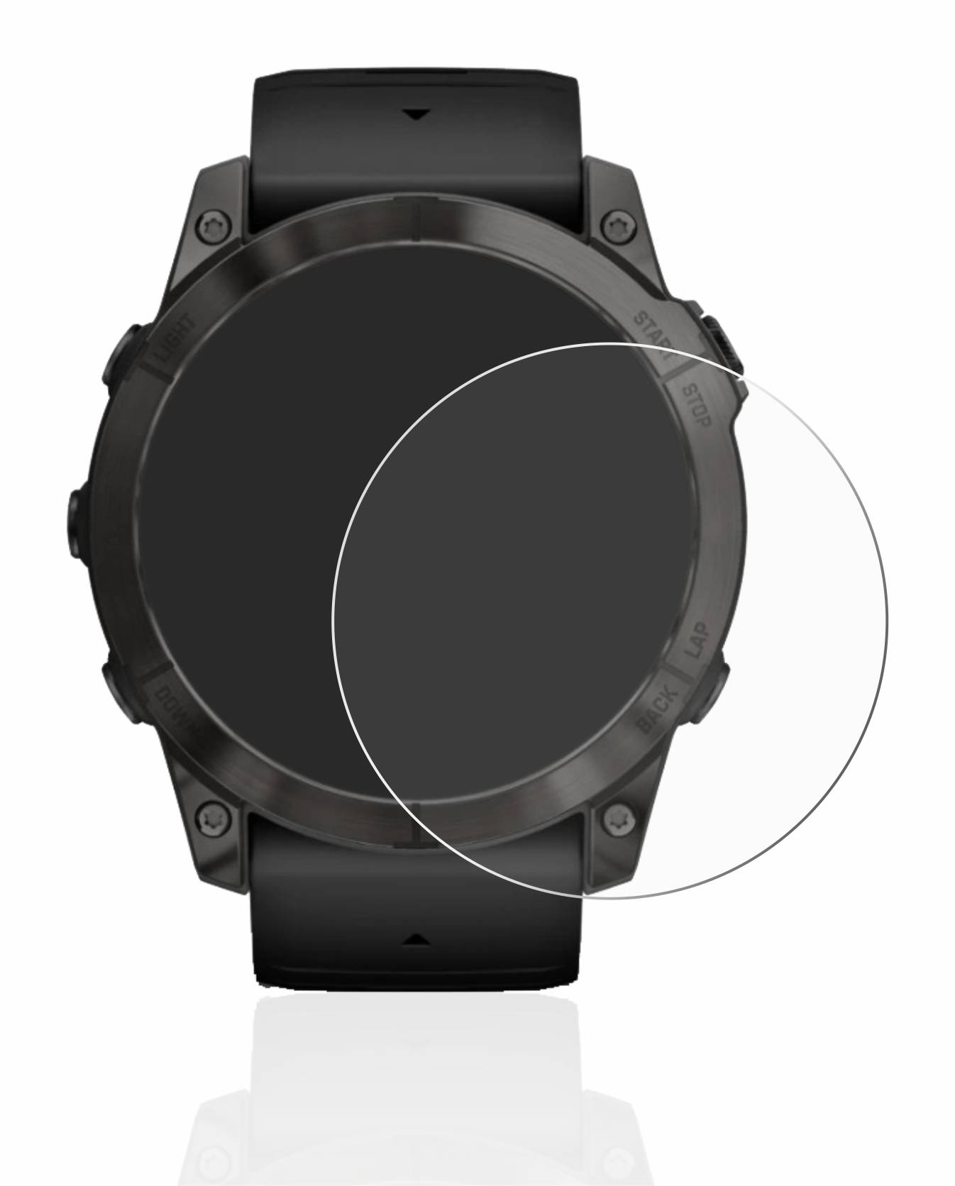 upscreen Scratch Shield Schutzfolie für Garmin Epix Pro (Gen 2) (51 mm)