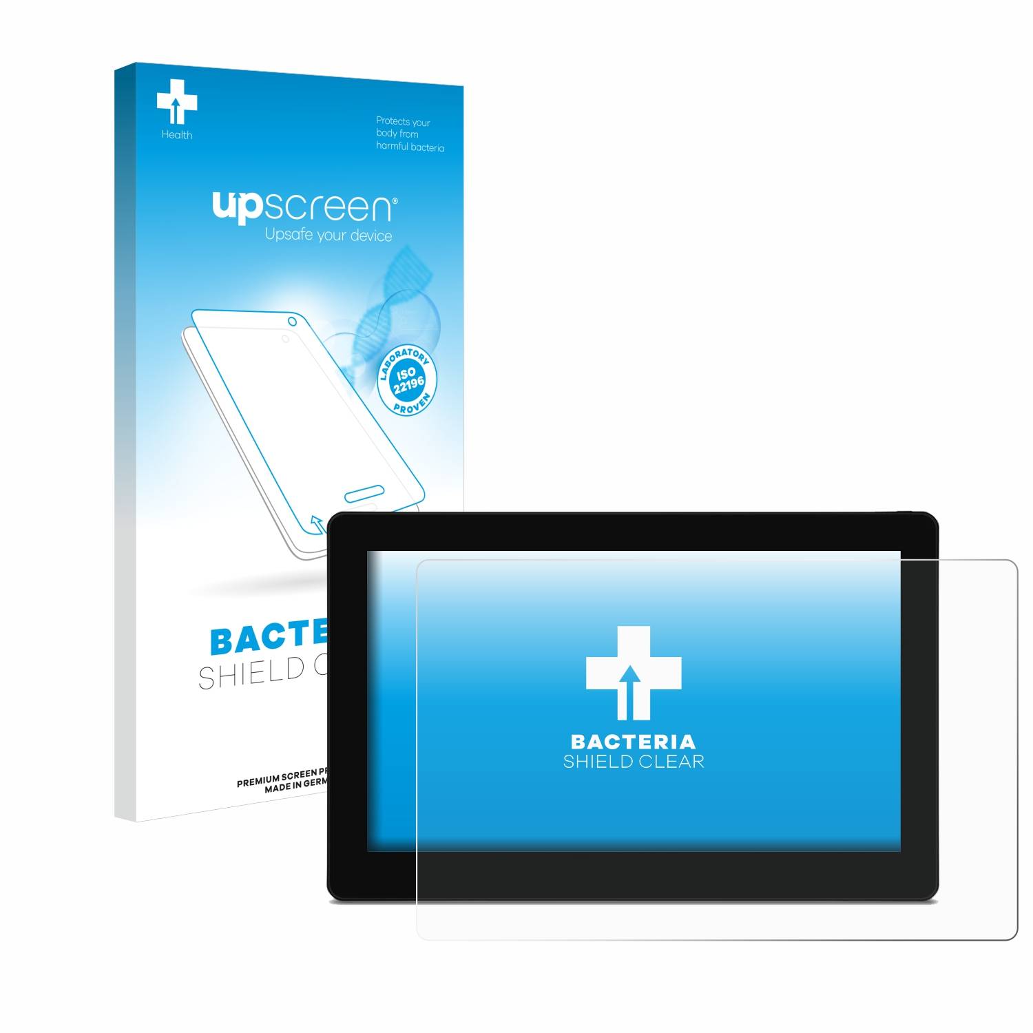 upscreen Bacteria Shield Schutzfolie für Huion Kamvas Pro 16 (4K) - Antibakteriell