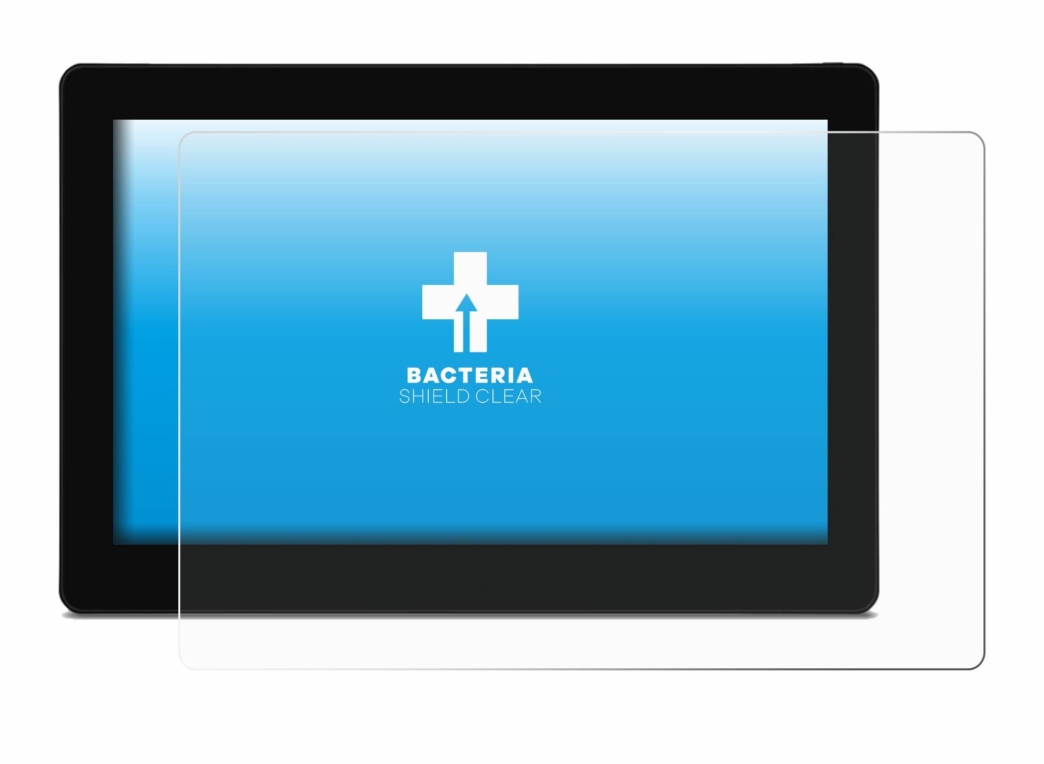 upscreen Bacteria Shield Schutzfolie für Huion Kamvas Pro 16 (4K) - Antibakteriell