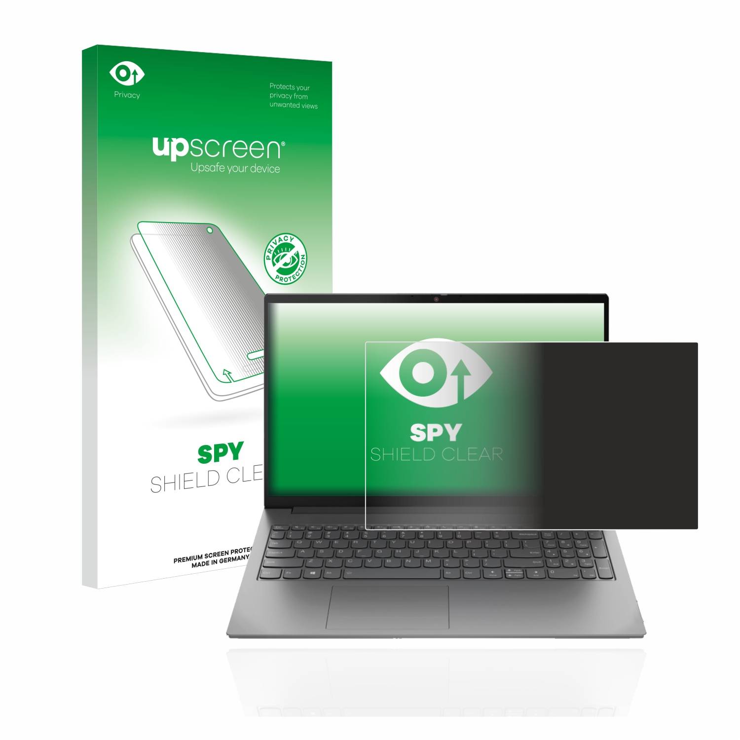 upscreen Spy Shield Sichtschutz-Folie für Lenovo ThinkBook 15 Gen 2 ITL